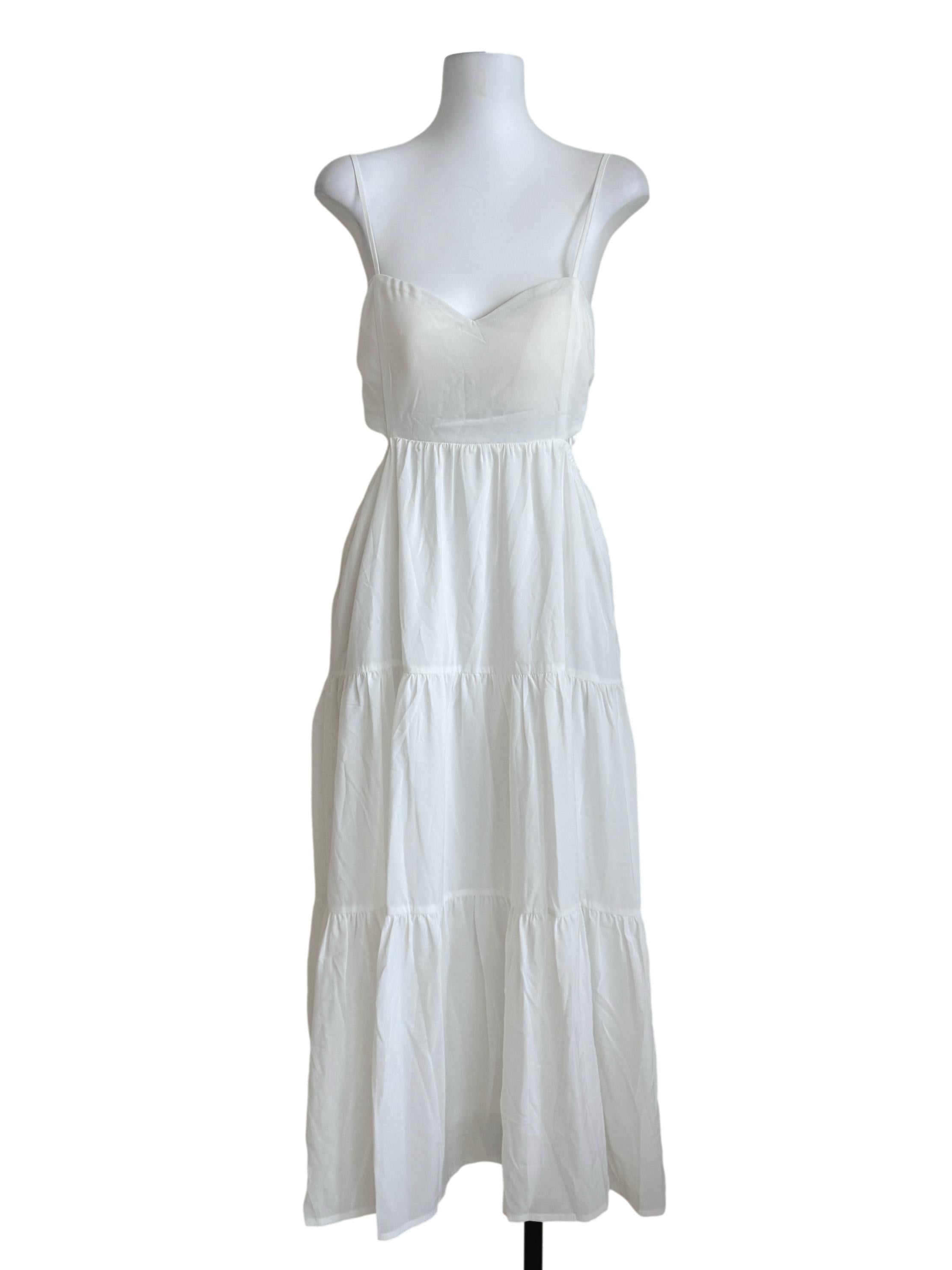 White Drop Waist Dress
