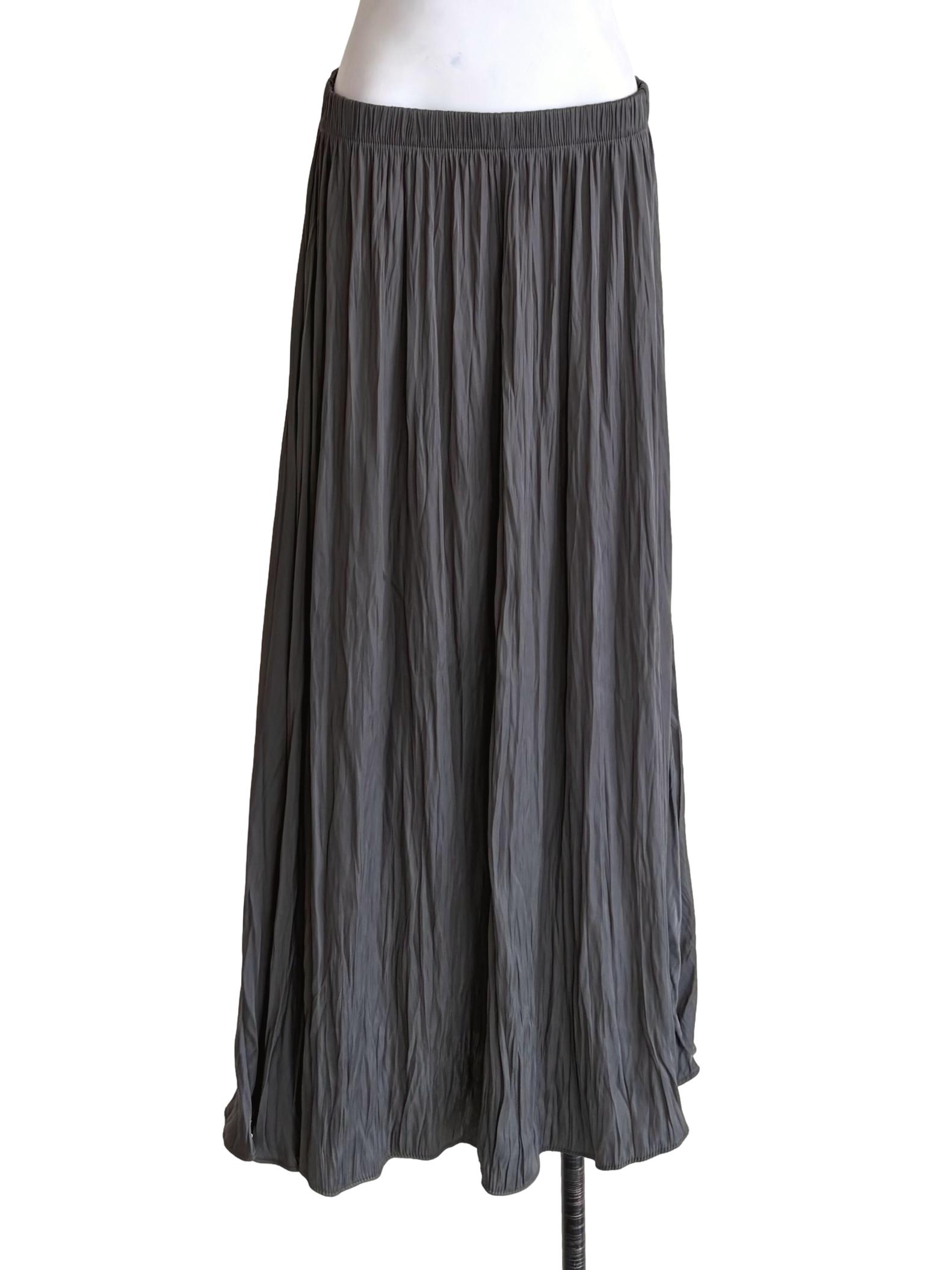 Fossil Grey Pleat Skirt