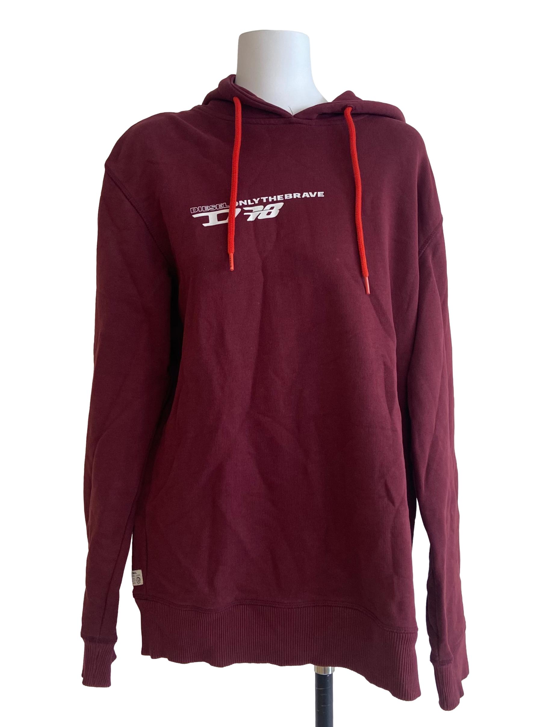 Current Red Logo Hoodie