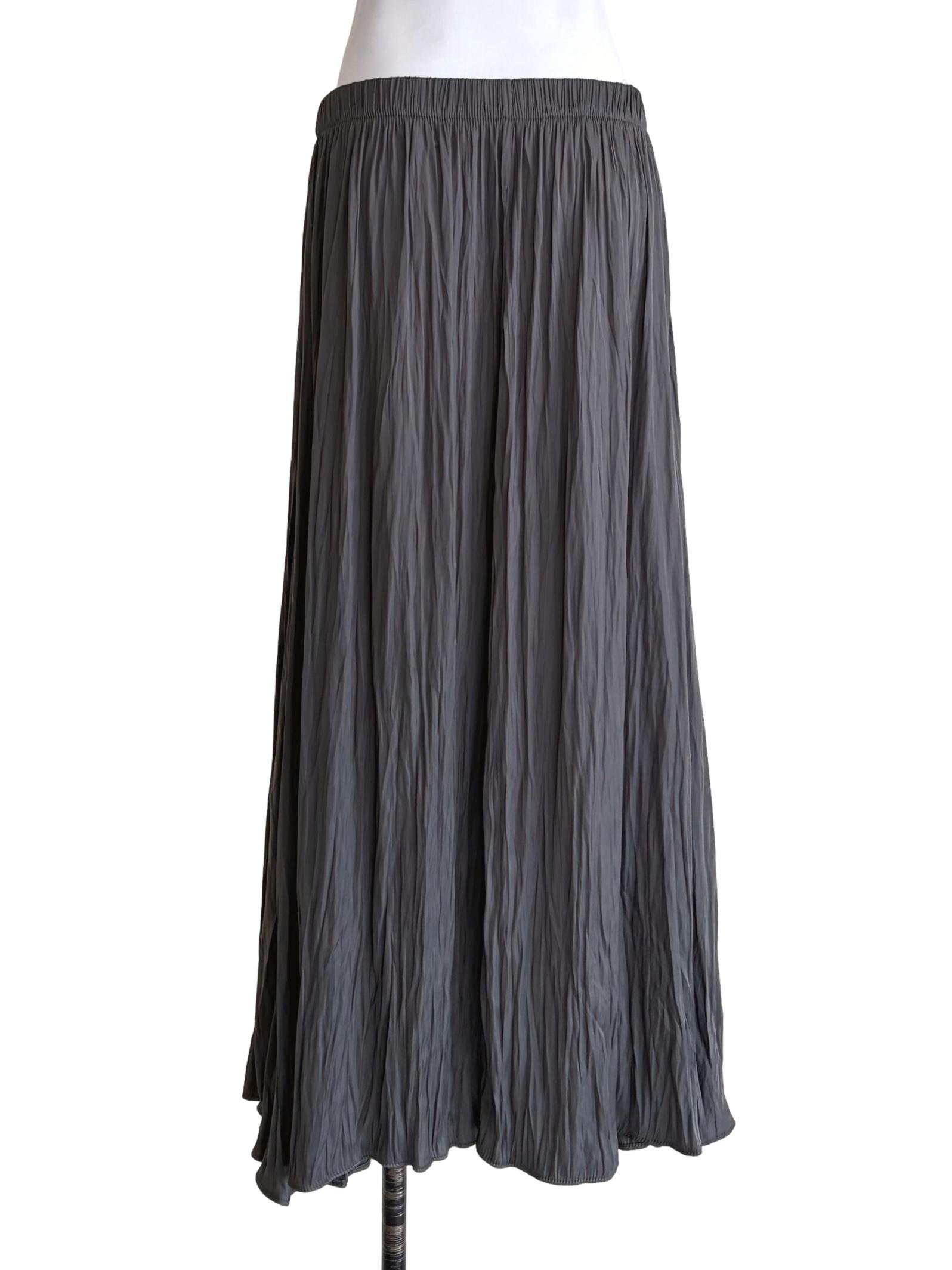 Fossil Grey Pleat Skirt