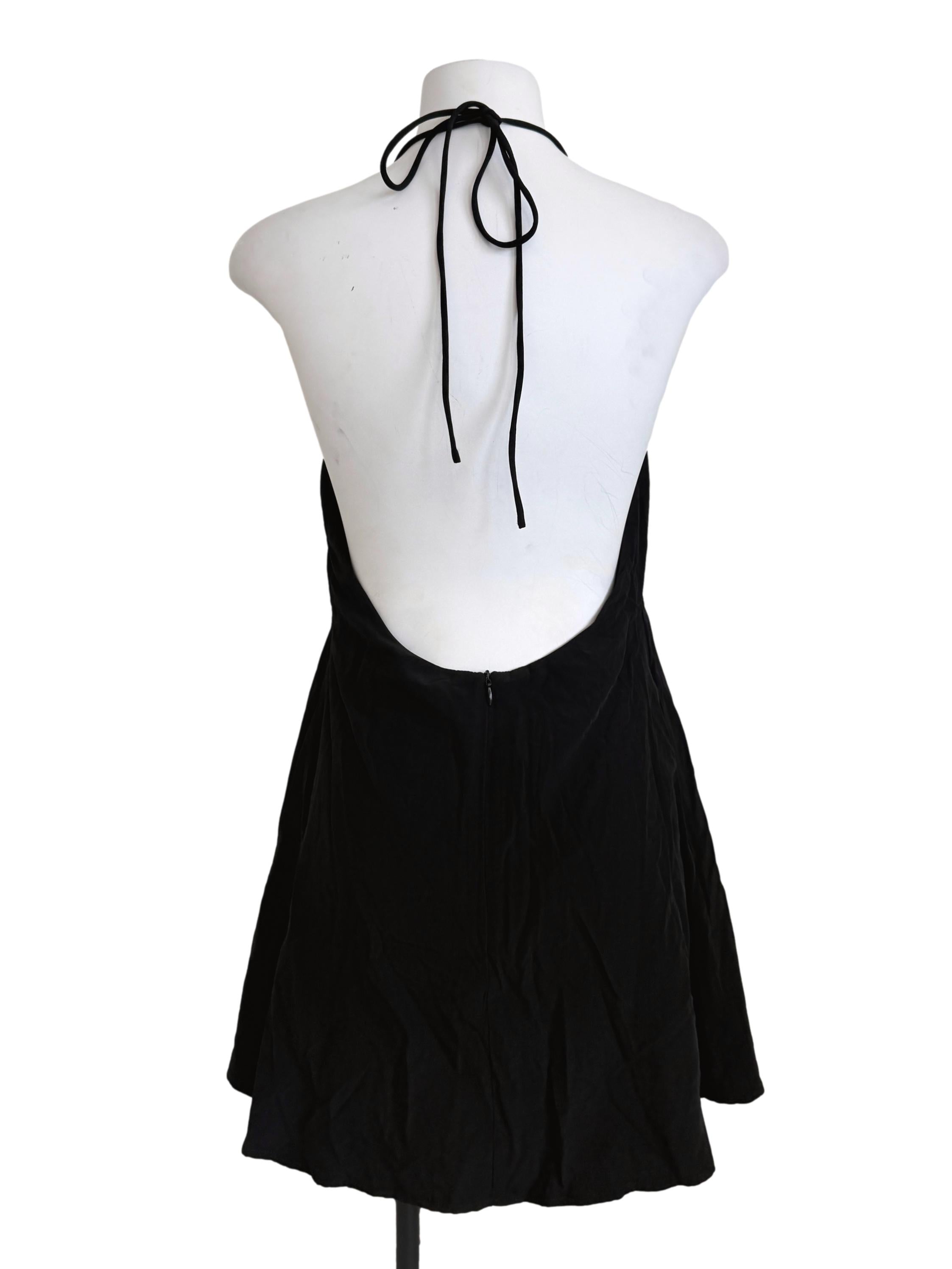 Black V-Neck Top YHF