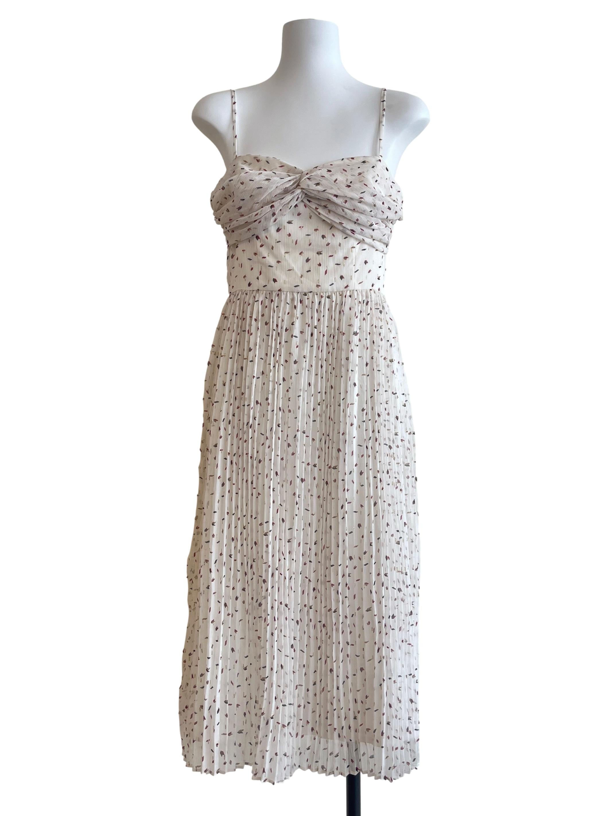 Ivory White Spaghetti Srap Slip Dress