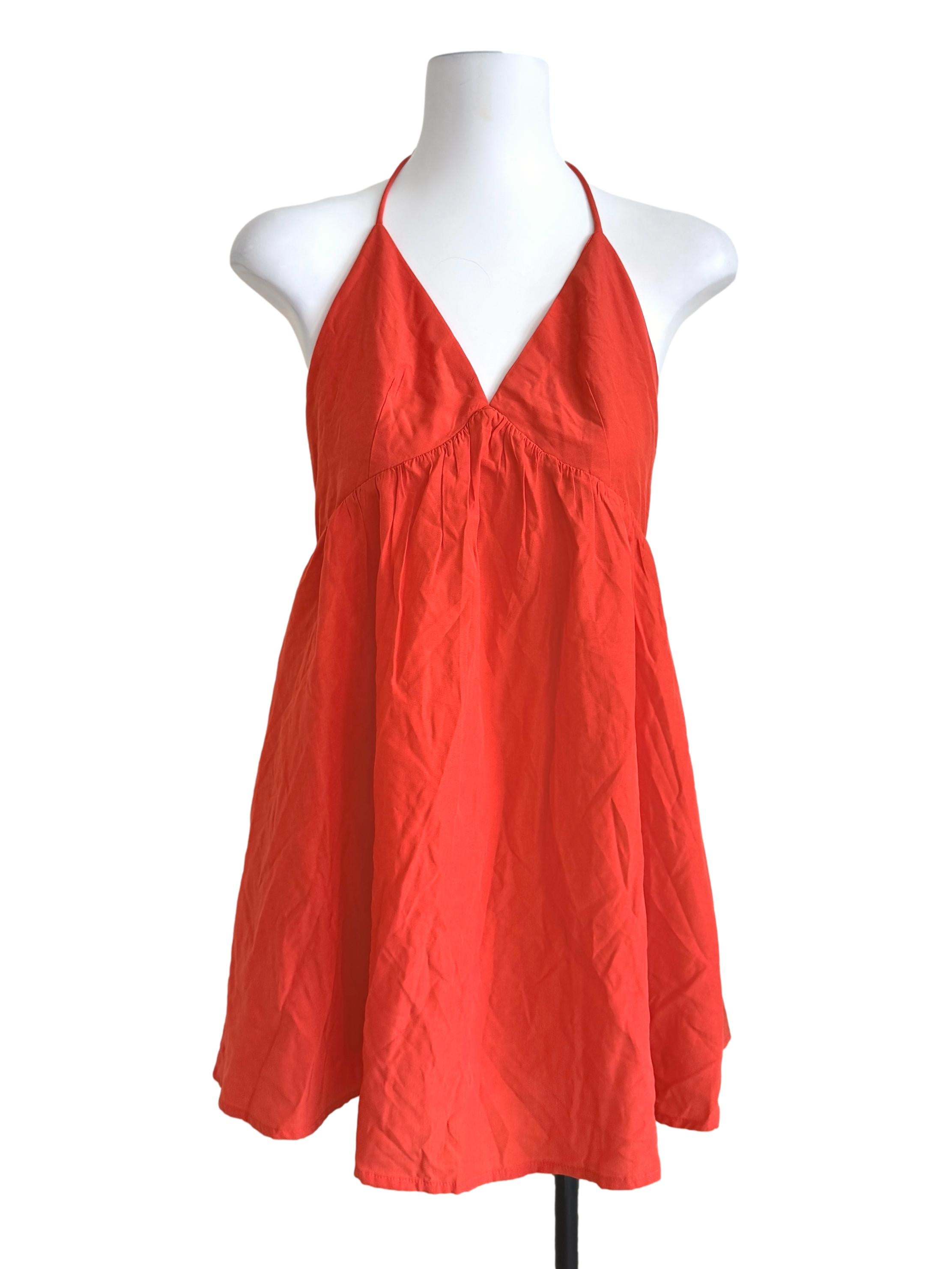 Candy Red V-Neck Top YHF