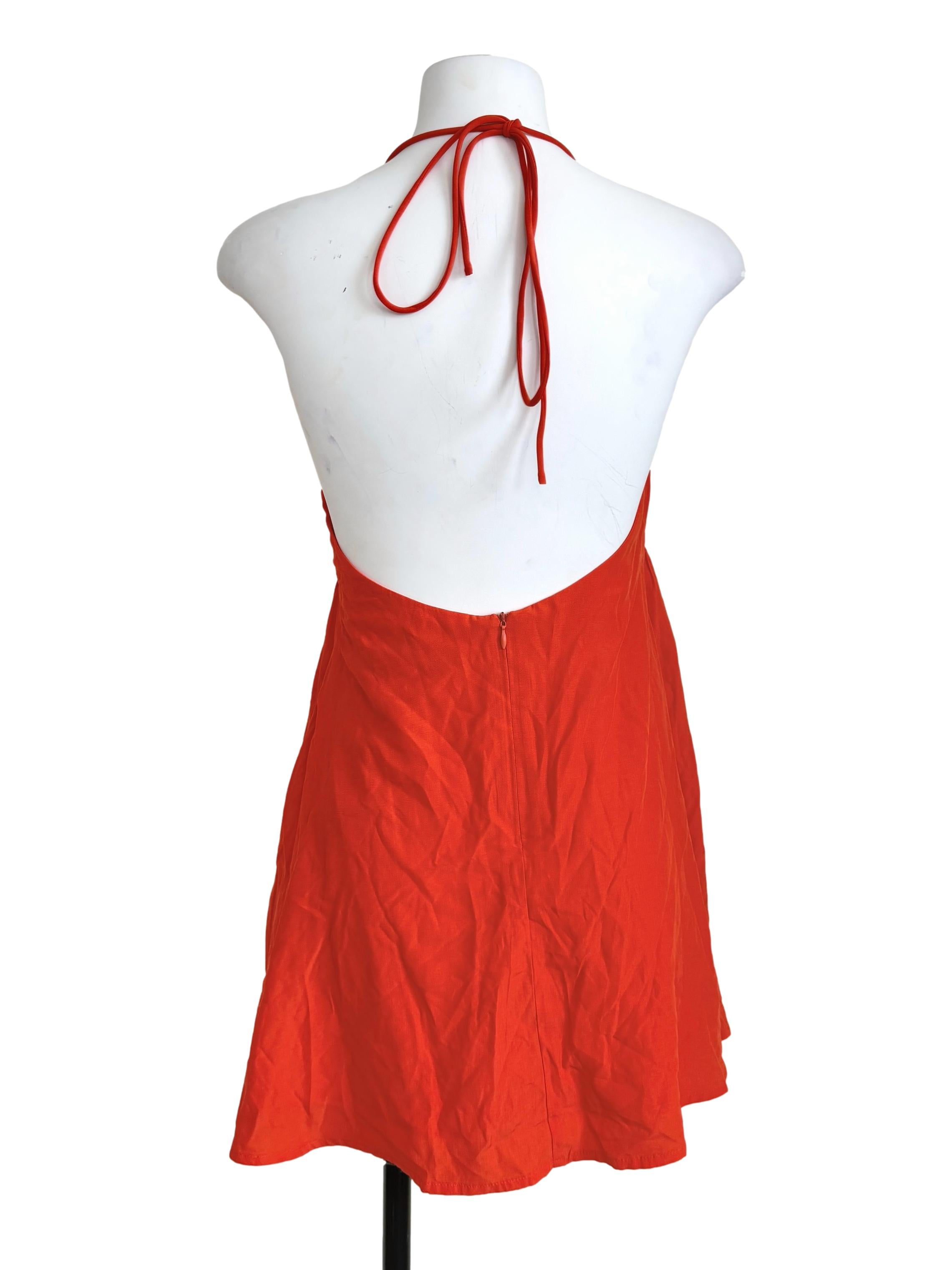 Candy Red V-Neck Top YHF