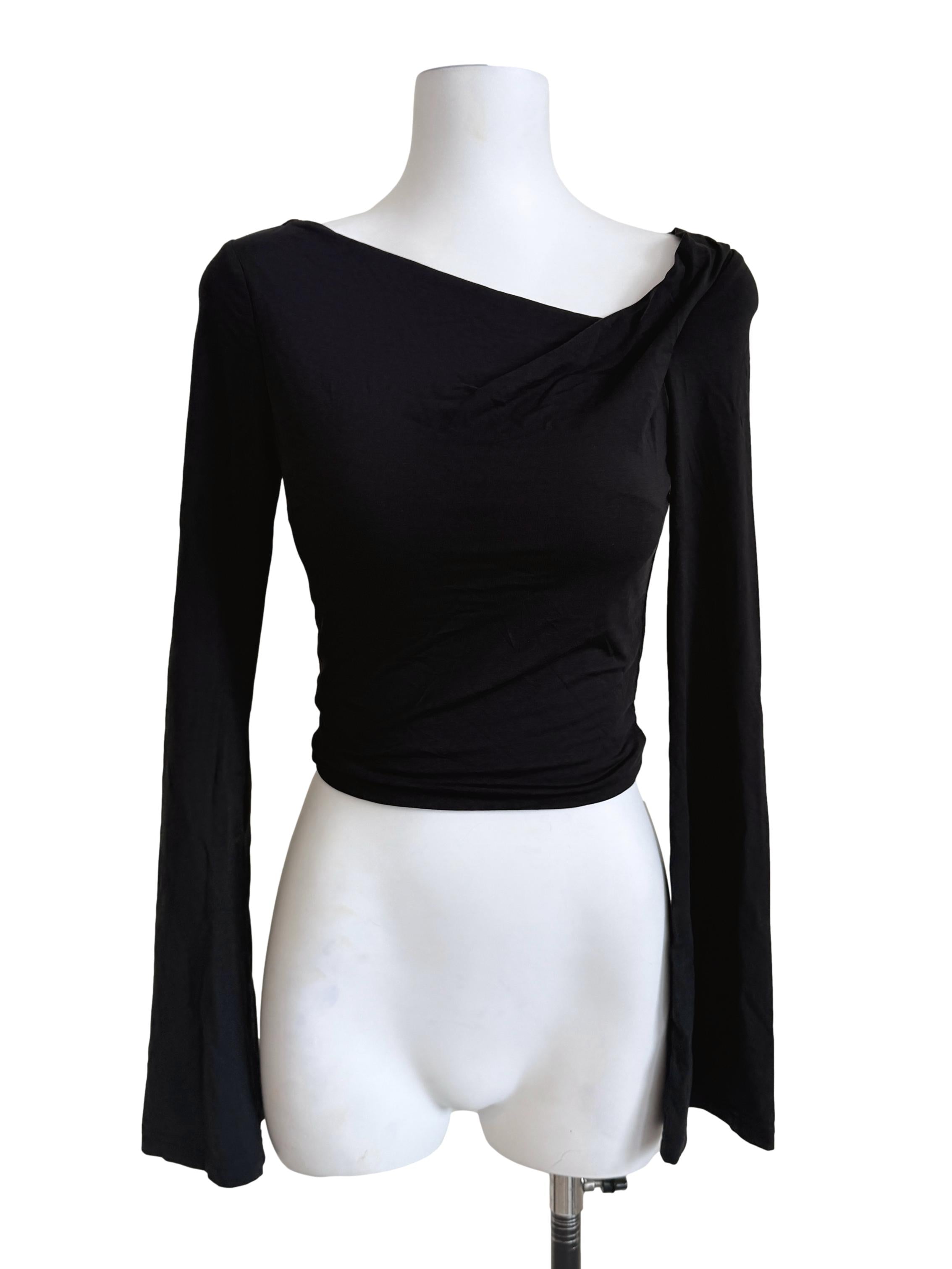 Black Long Sleeves Top