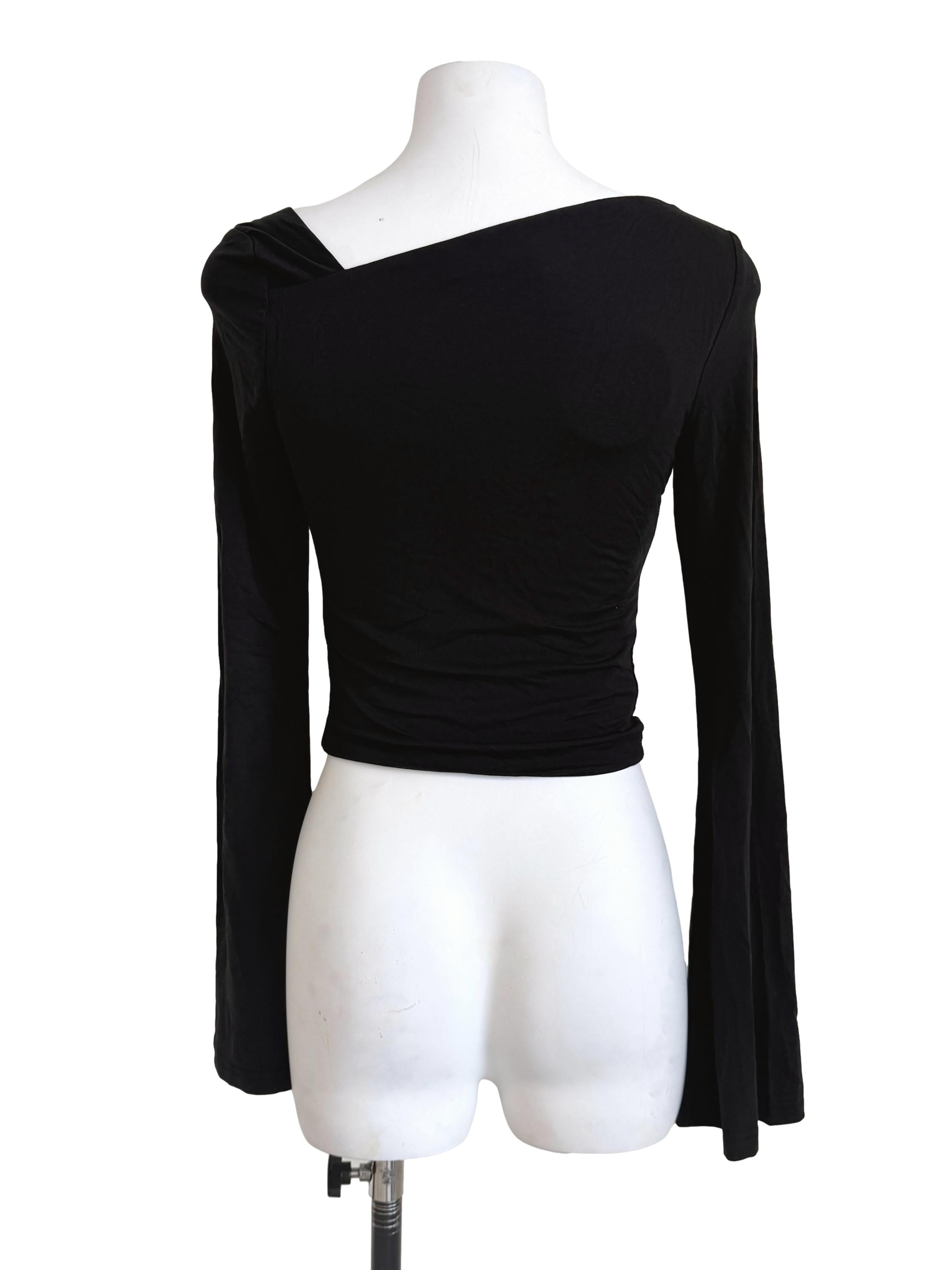 Black Long Sleeves Top