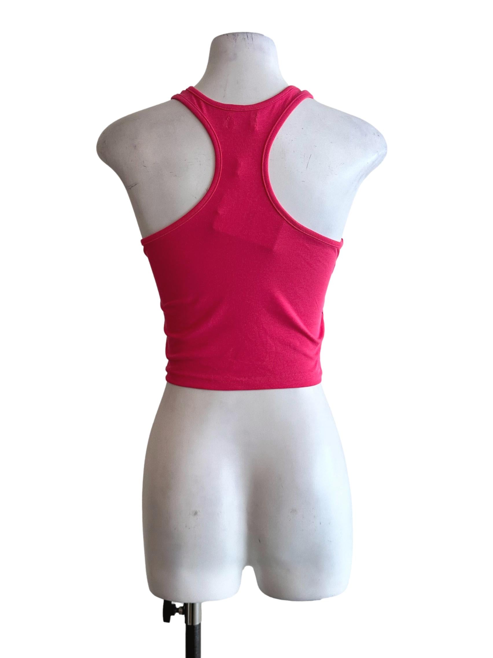 Strawberry Pink Halter Neck Top