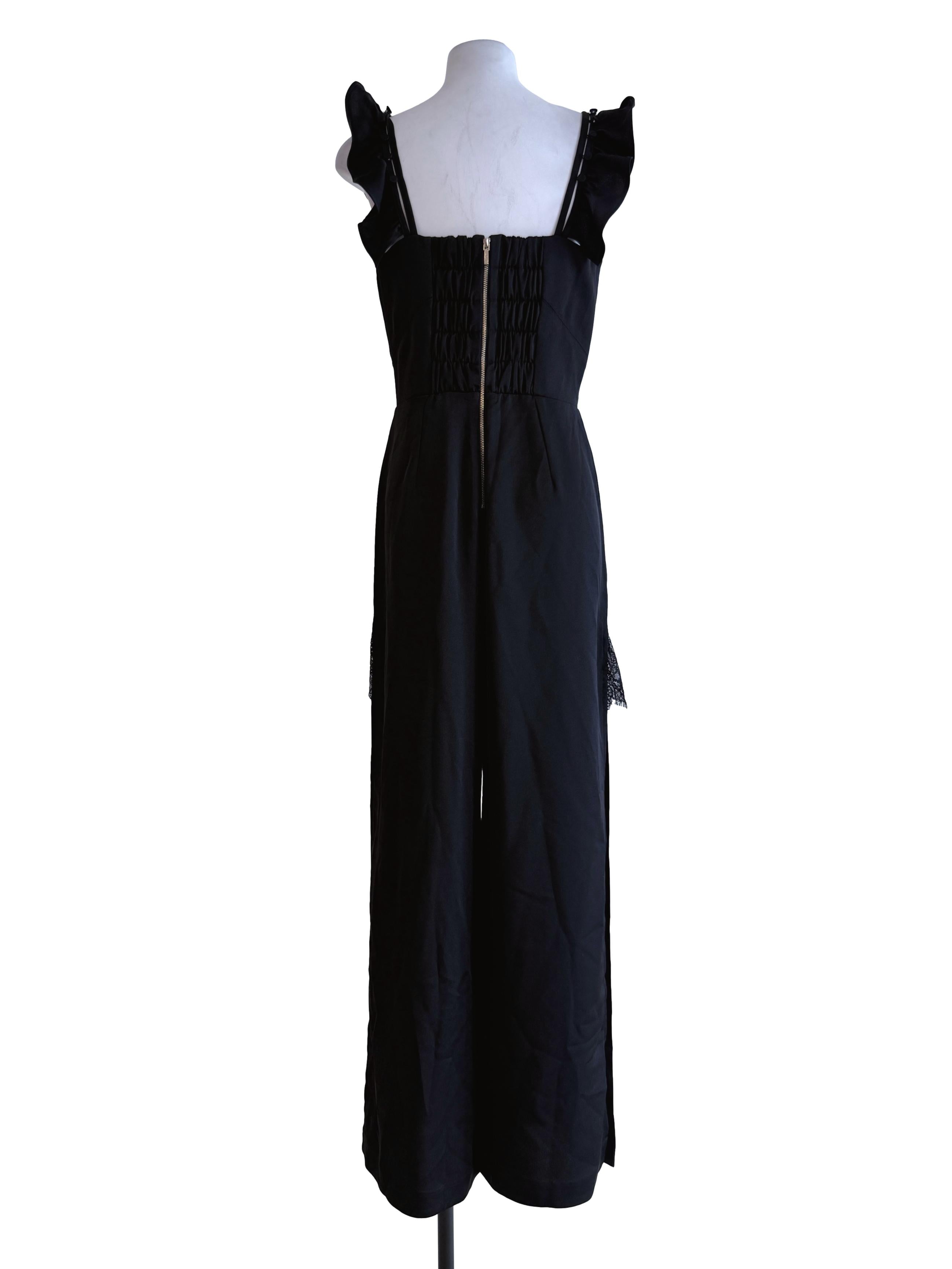 Black Sleeveless Jumpsuits