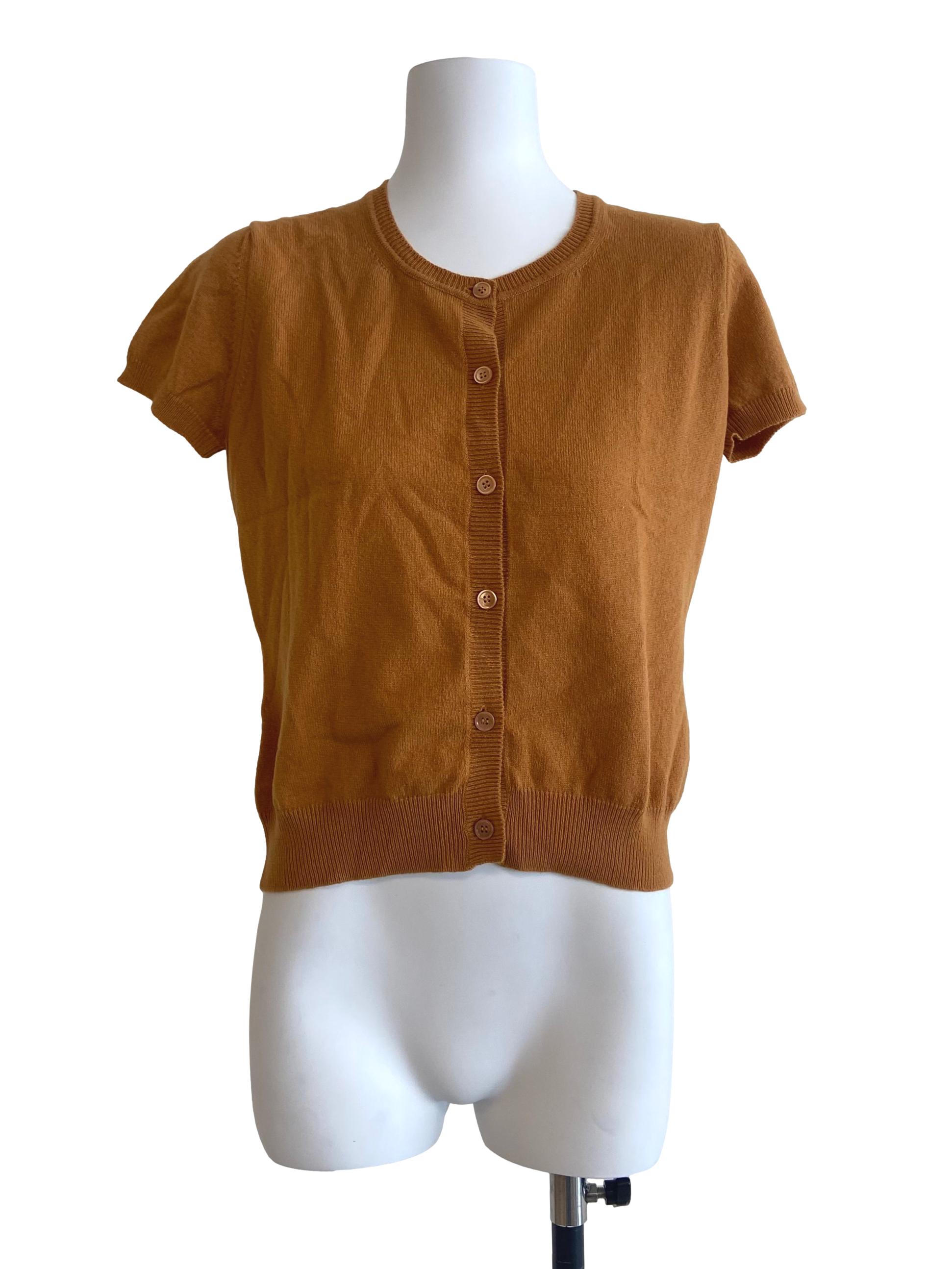 Butterscotch Yellow Button Down Cardigan