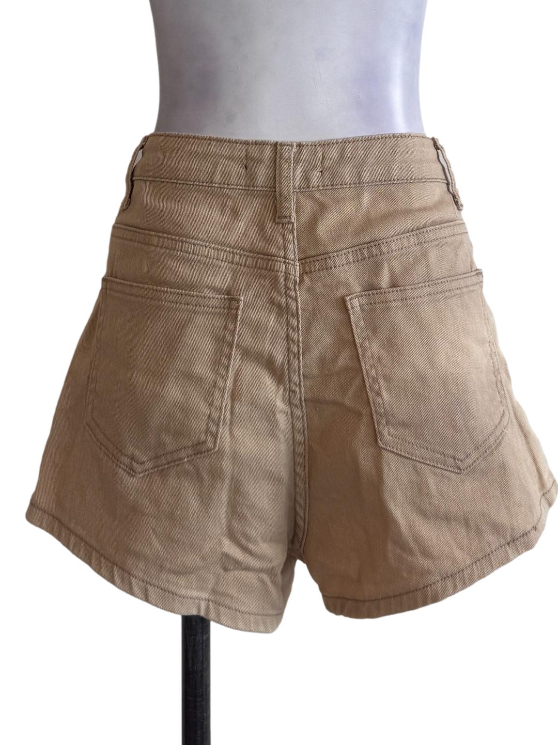 Tortilla Brown Denim Shorts