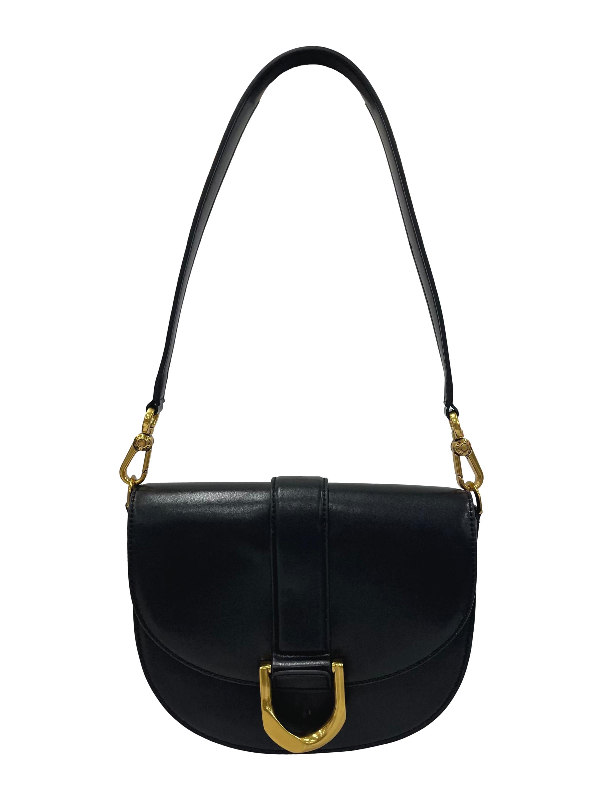 Black Gabine Saddle Bag