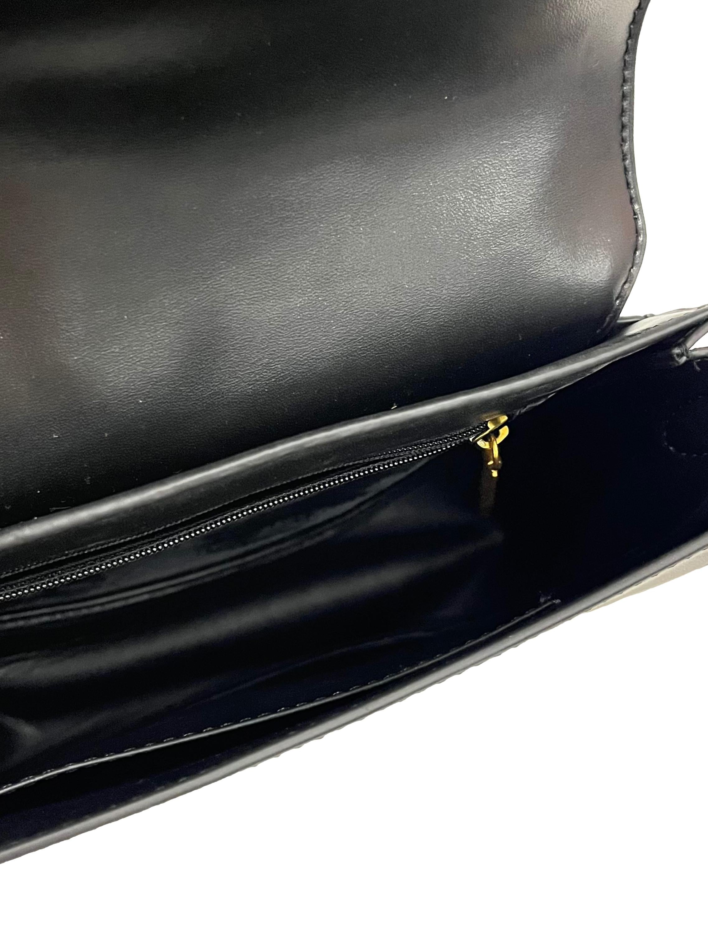 Black Gabine Saddle Bag