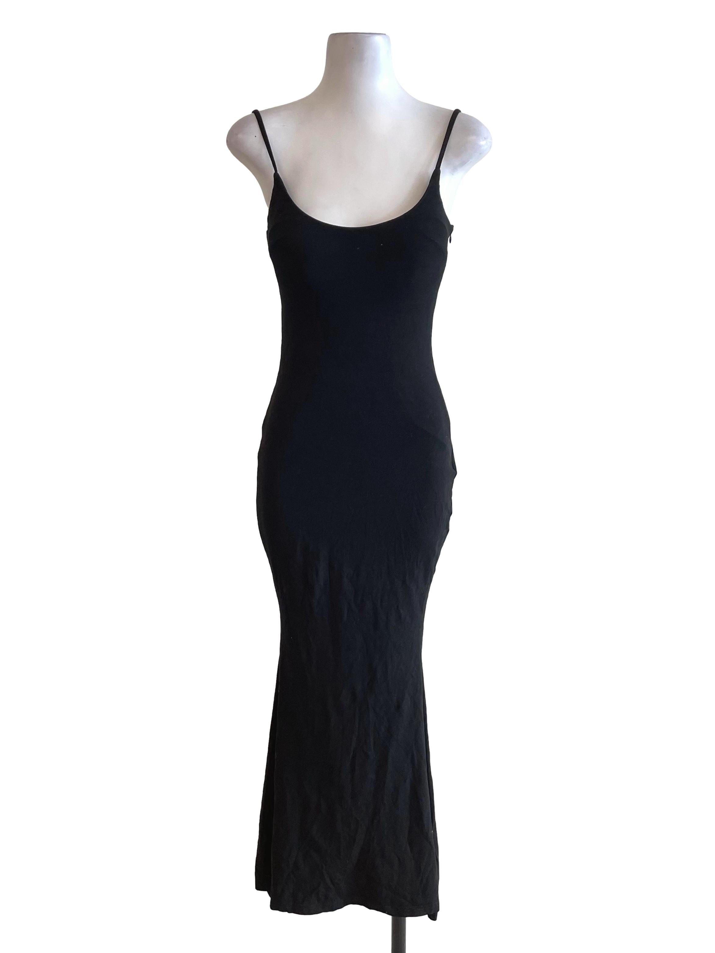 Black Trumpet Bodycon Dress
