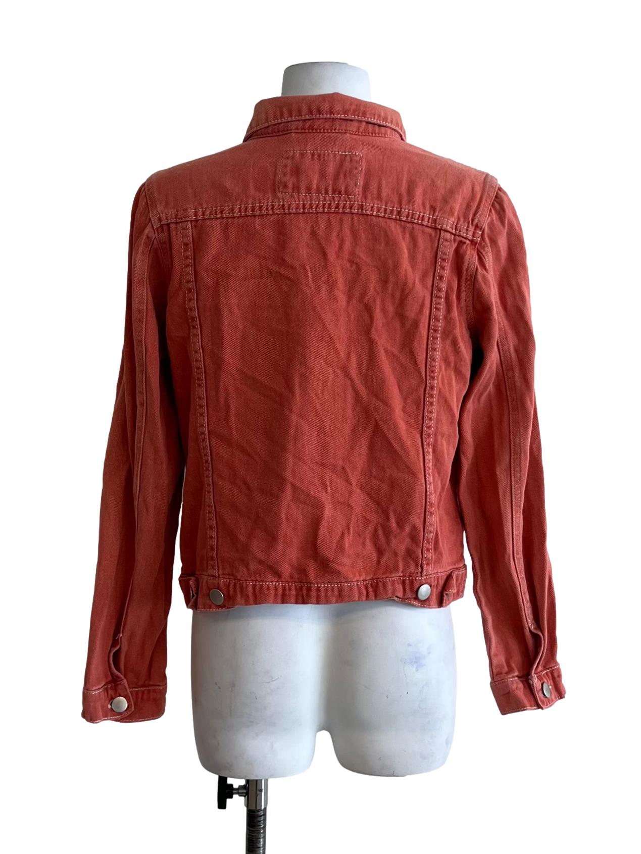 Blush Red Button Up Jacket