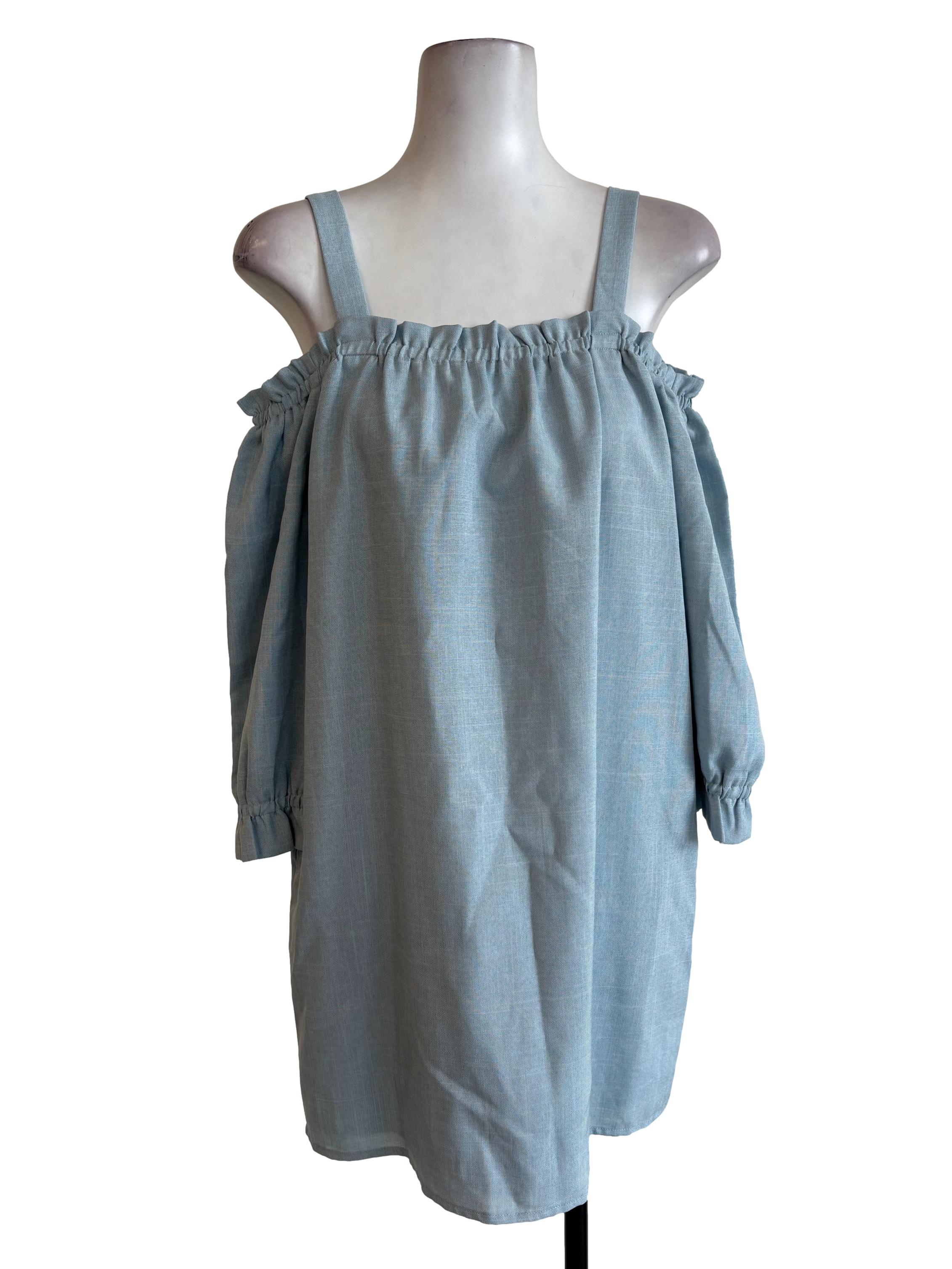 Dusty Blue Gypsy Dress LB