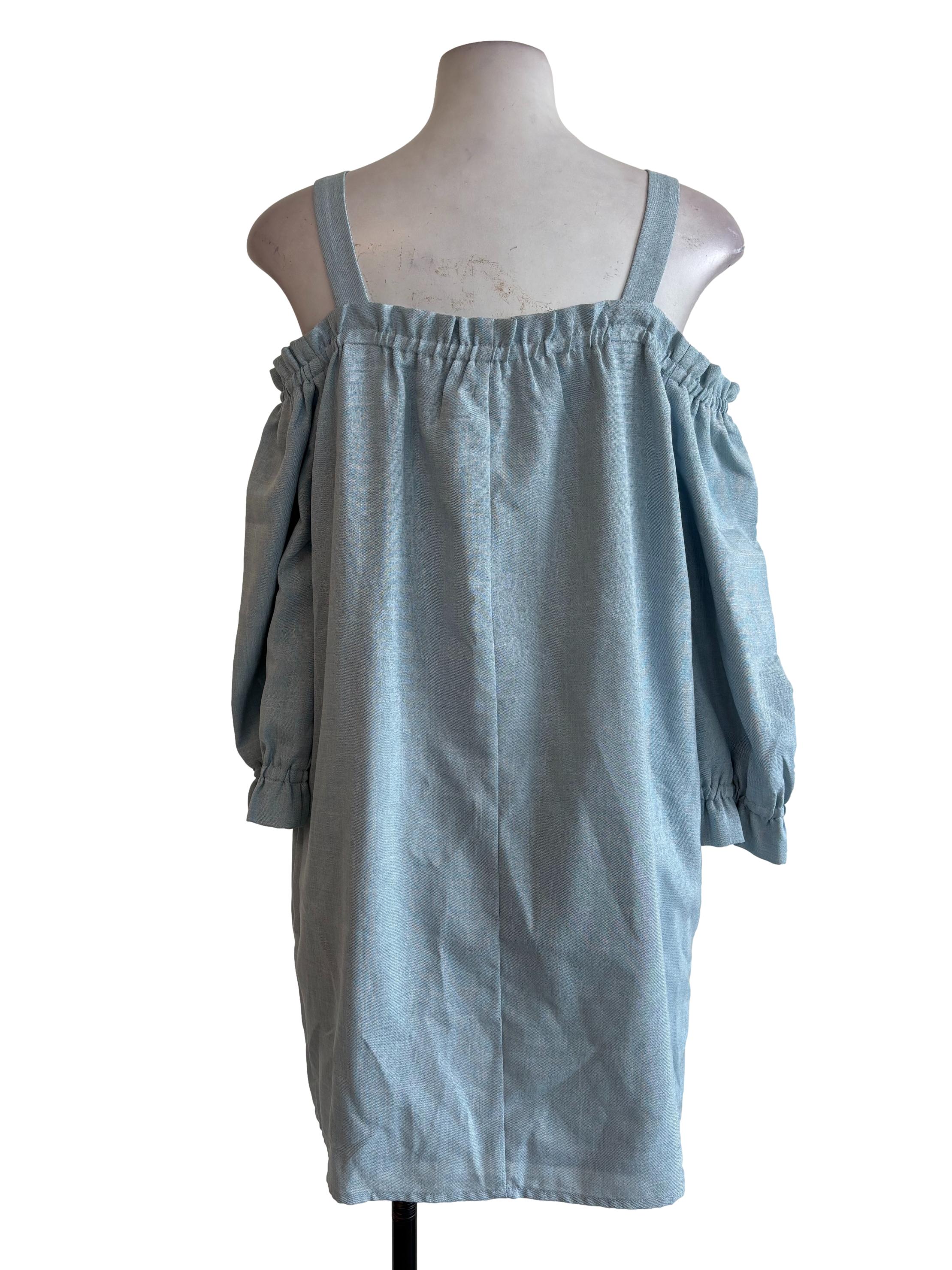 Dusty Blue Gypsy Dress LB