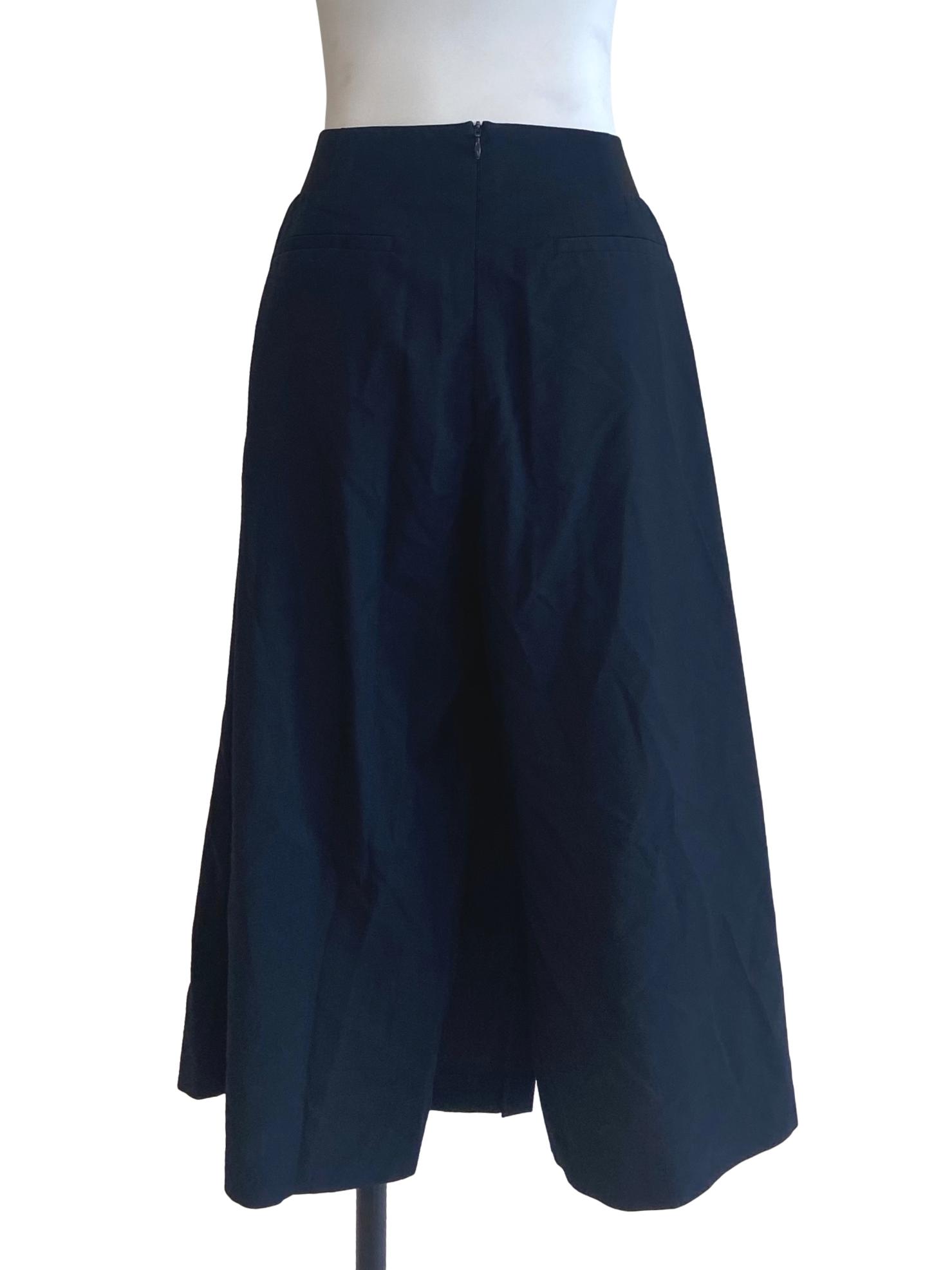 Dark Blue Twill Culottes