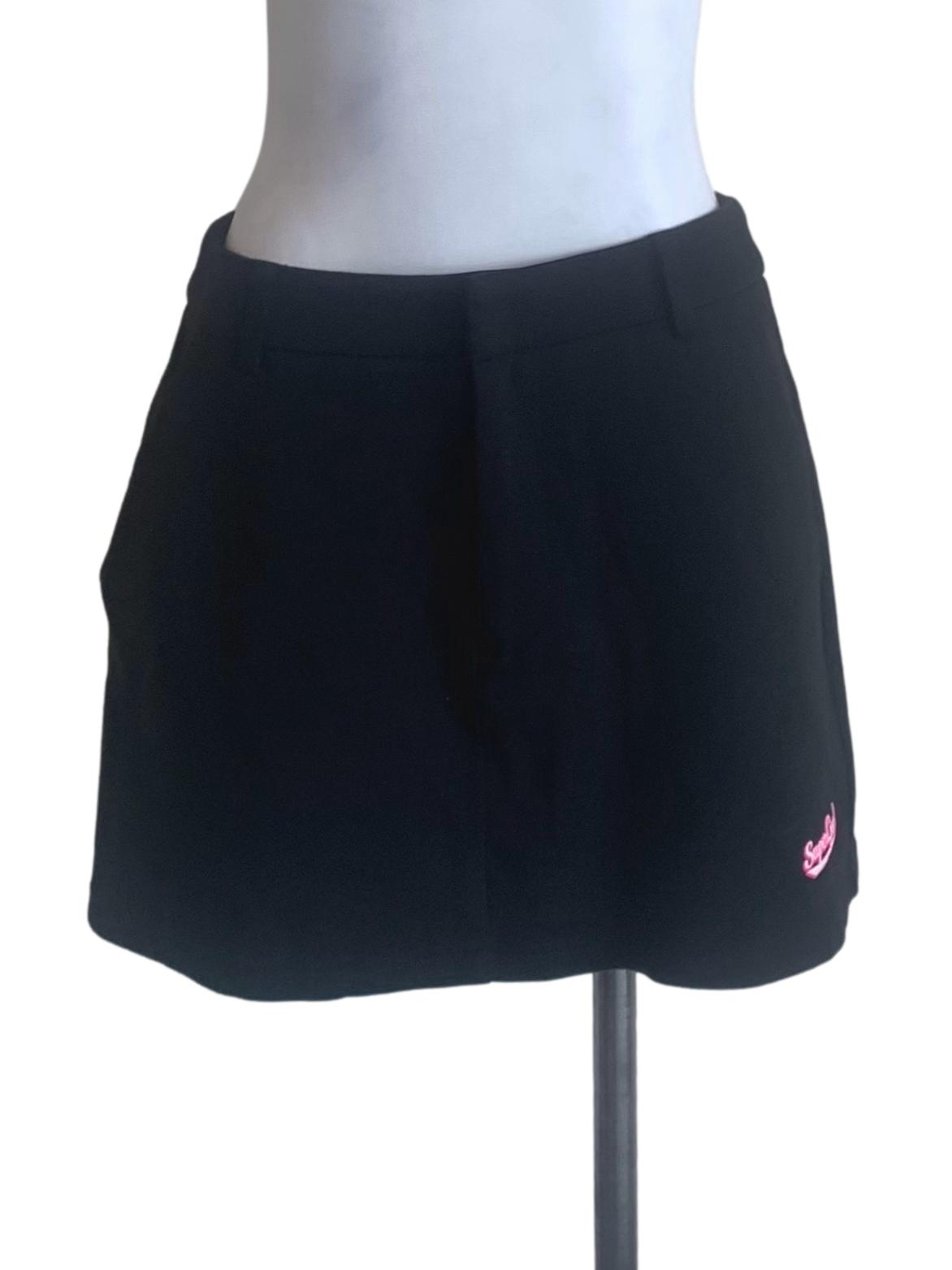 Midnight Black Mini Skirt