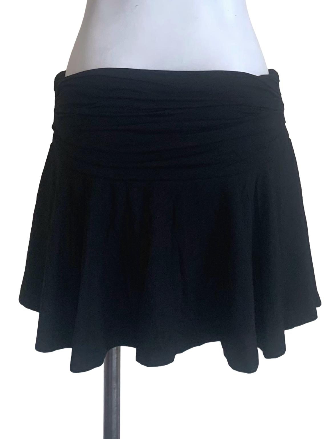 Crow Black Flip Skirt