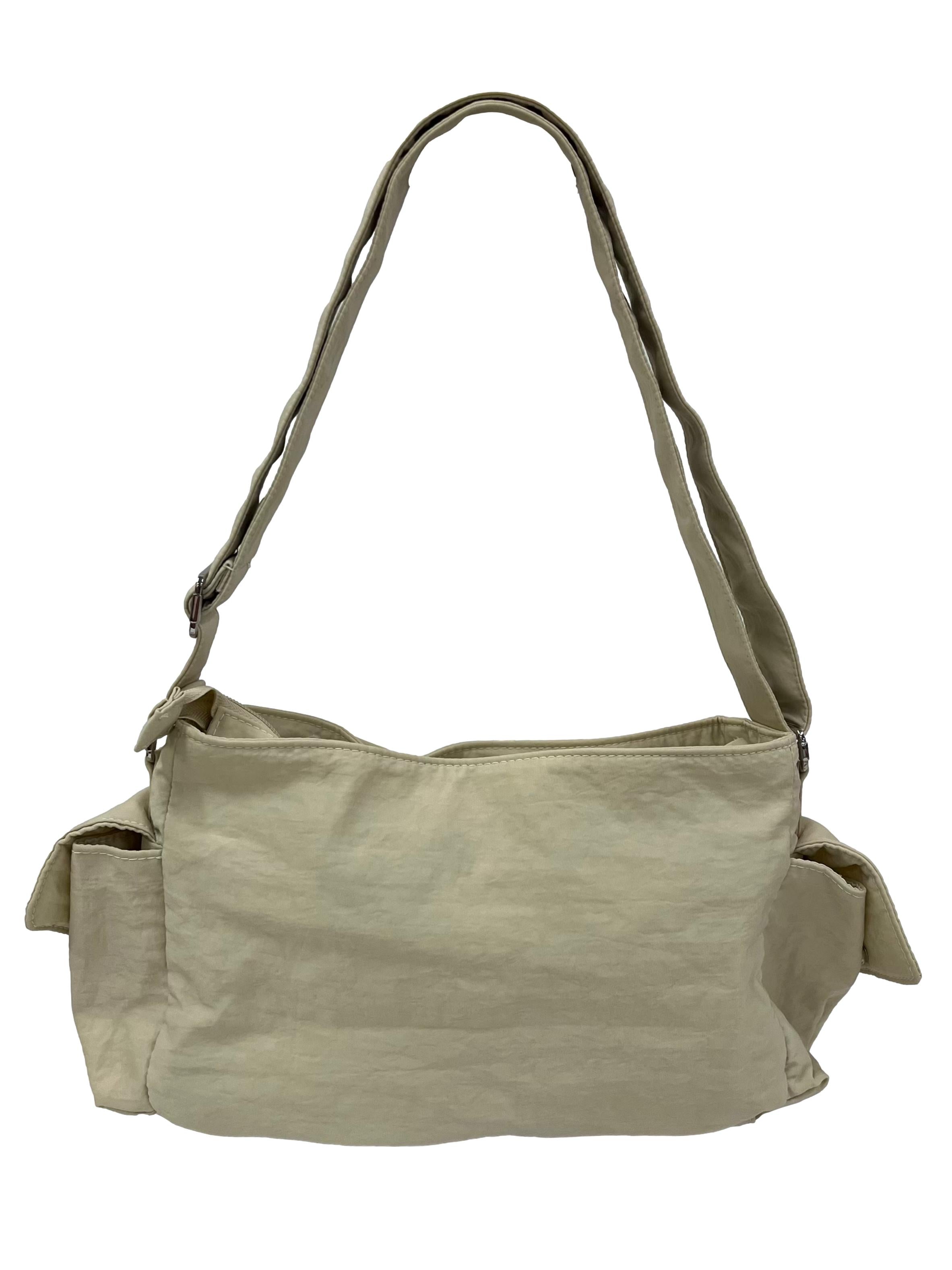 Cream Freddy Cargo Shoulder Bag