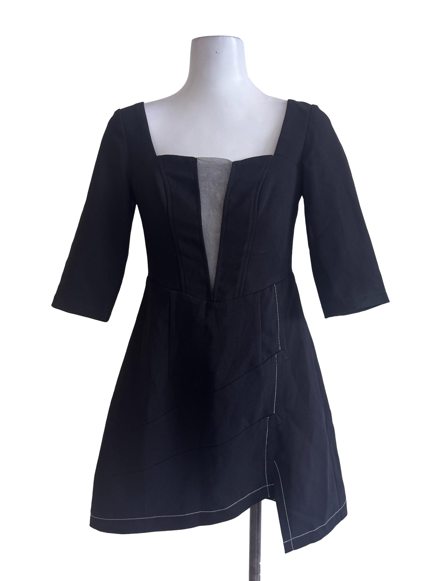Black Long Sleeves Rompers