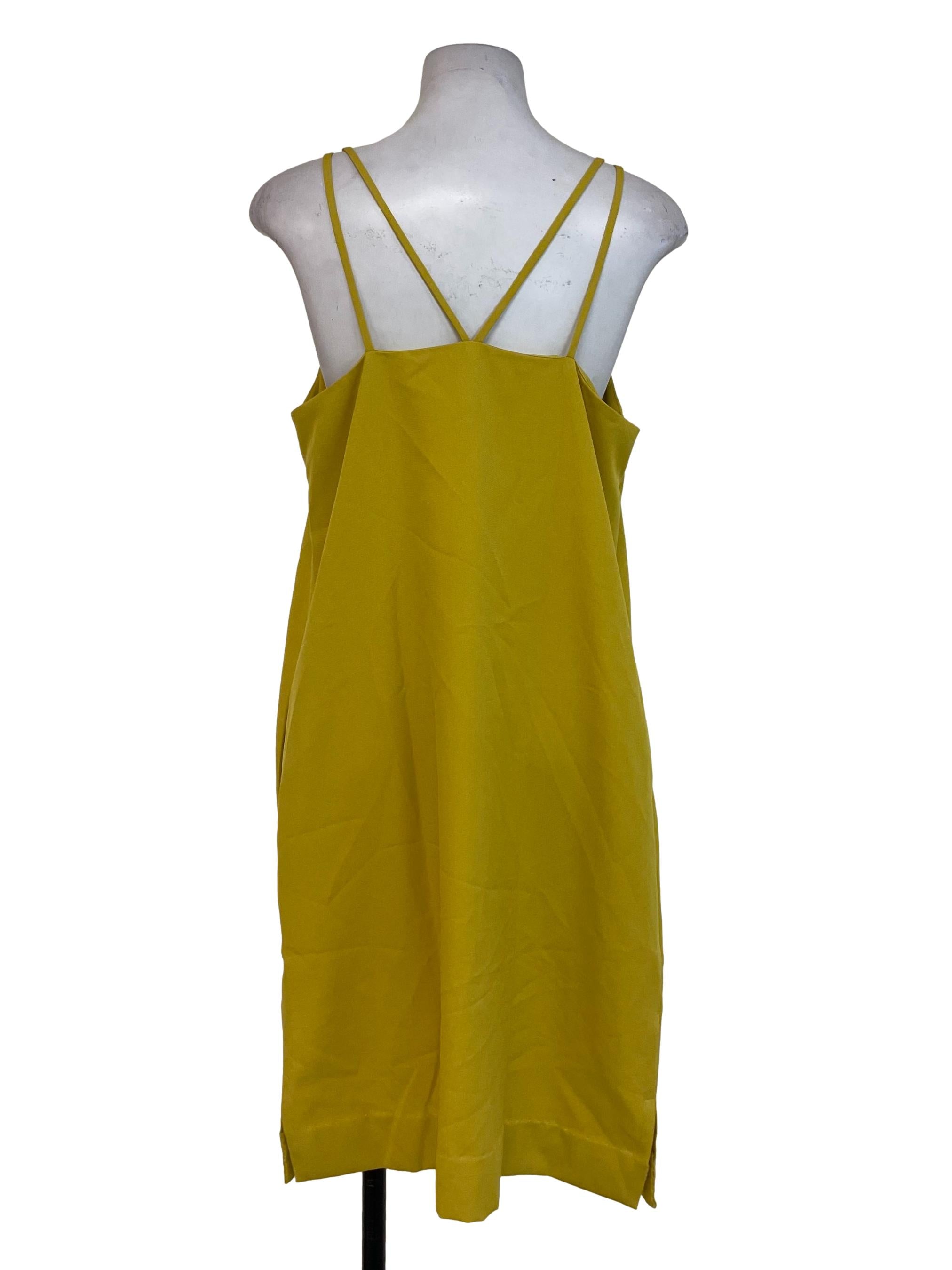 Lemon Yellow Shift Dress