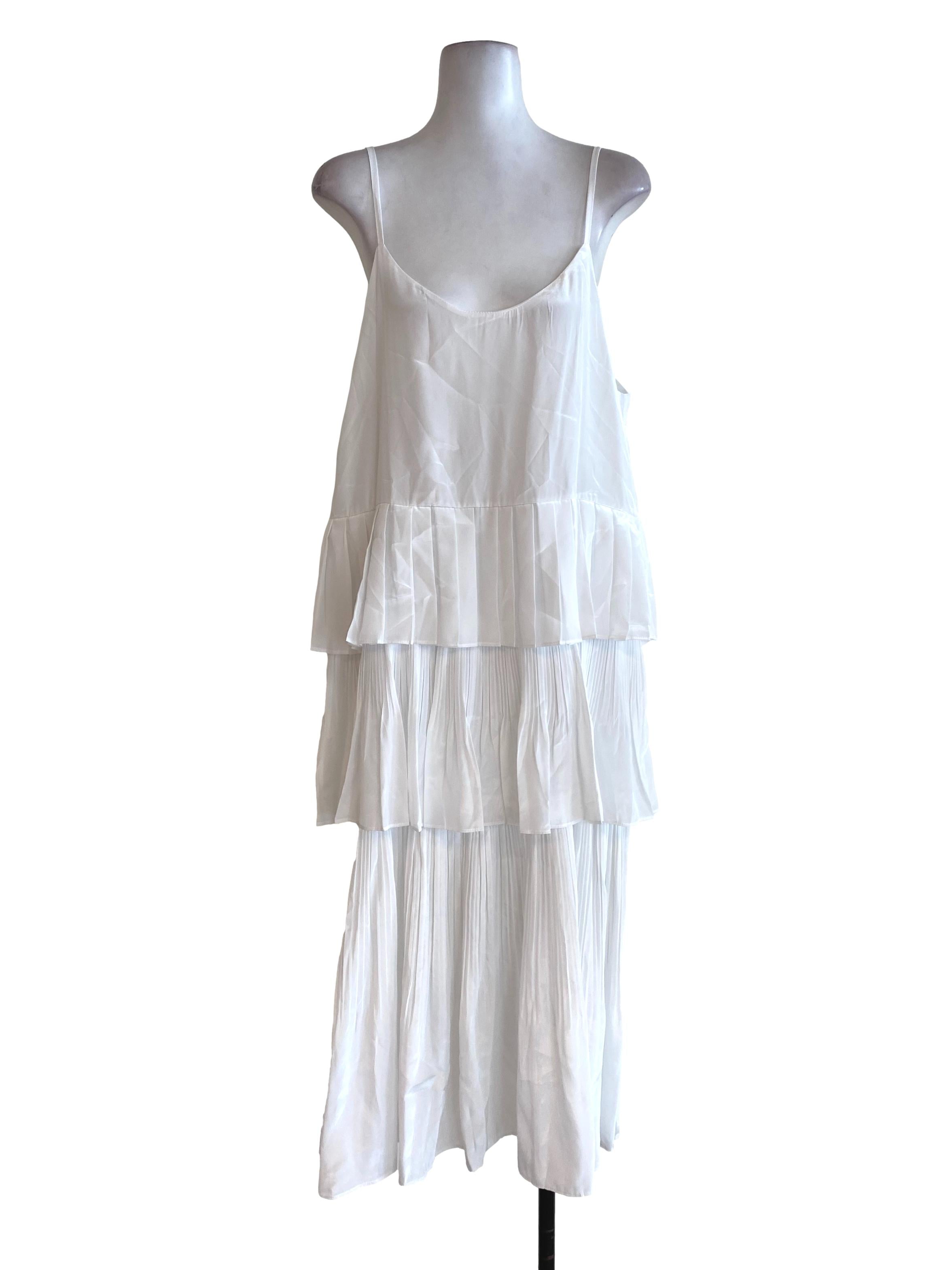 White Tiered Dress