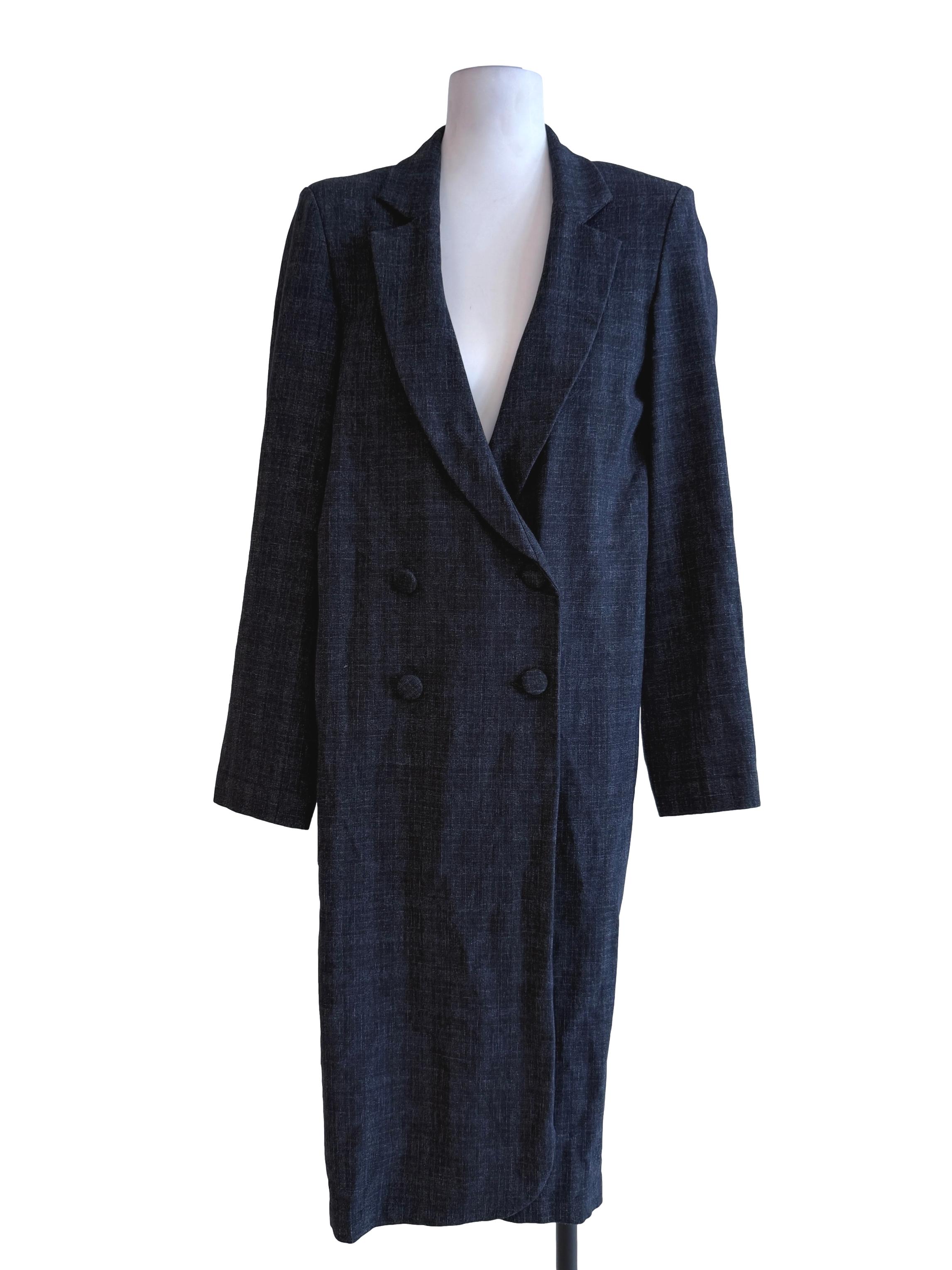 Dark Grey Open Back Jacket