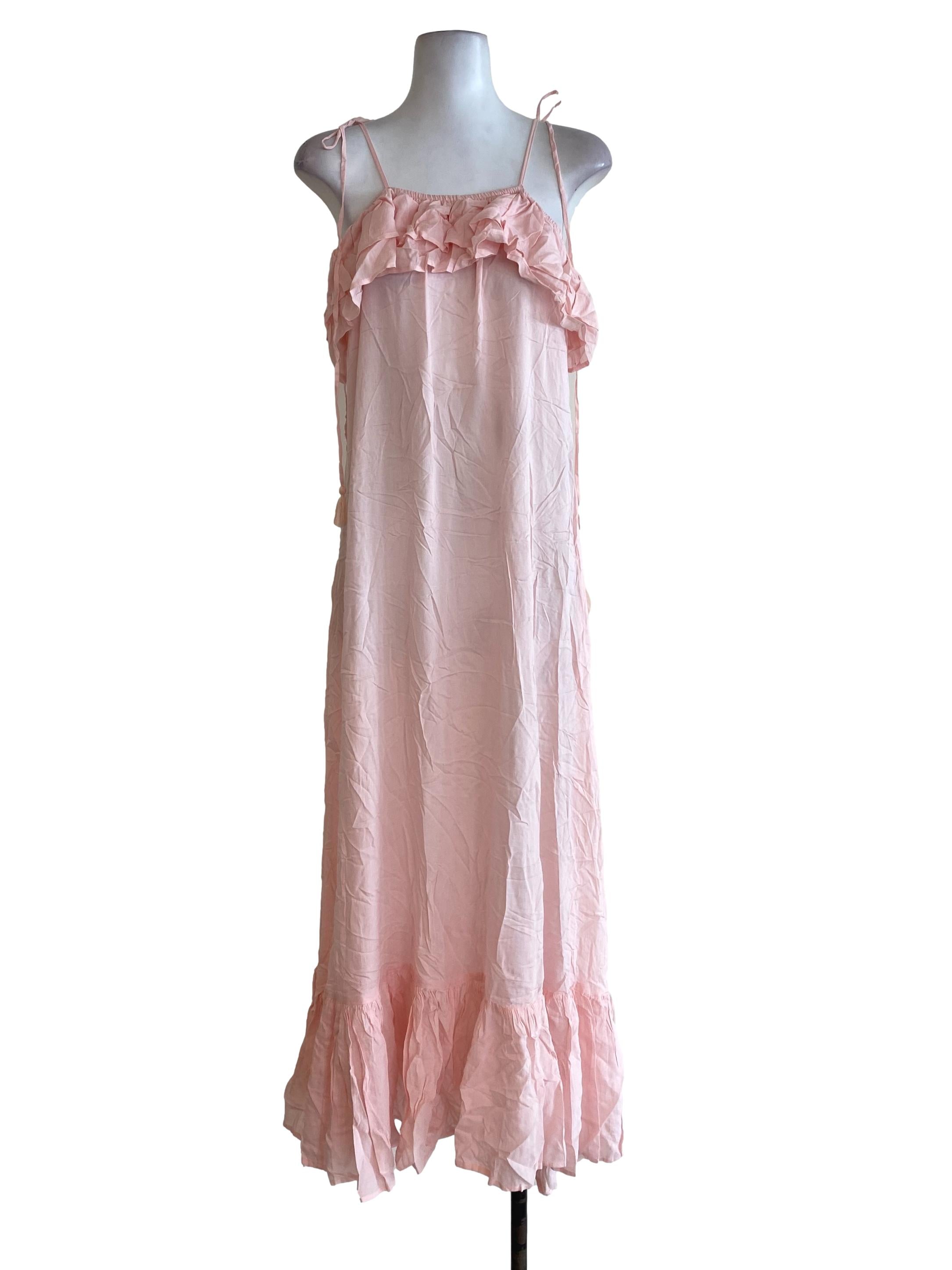 Soft Pink Layered Dress