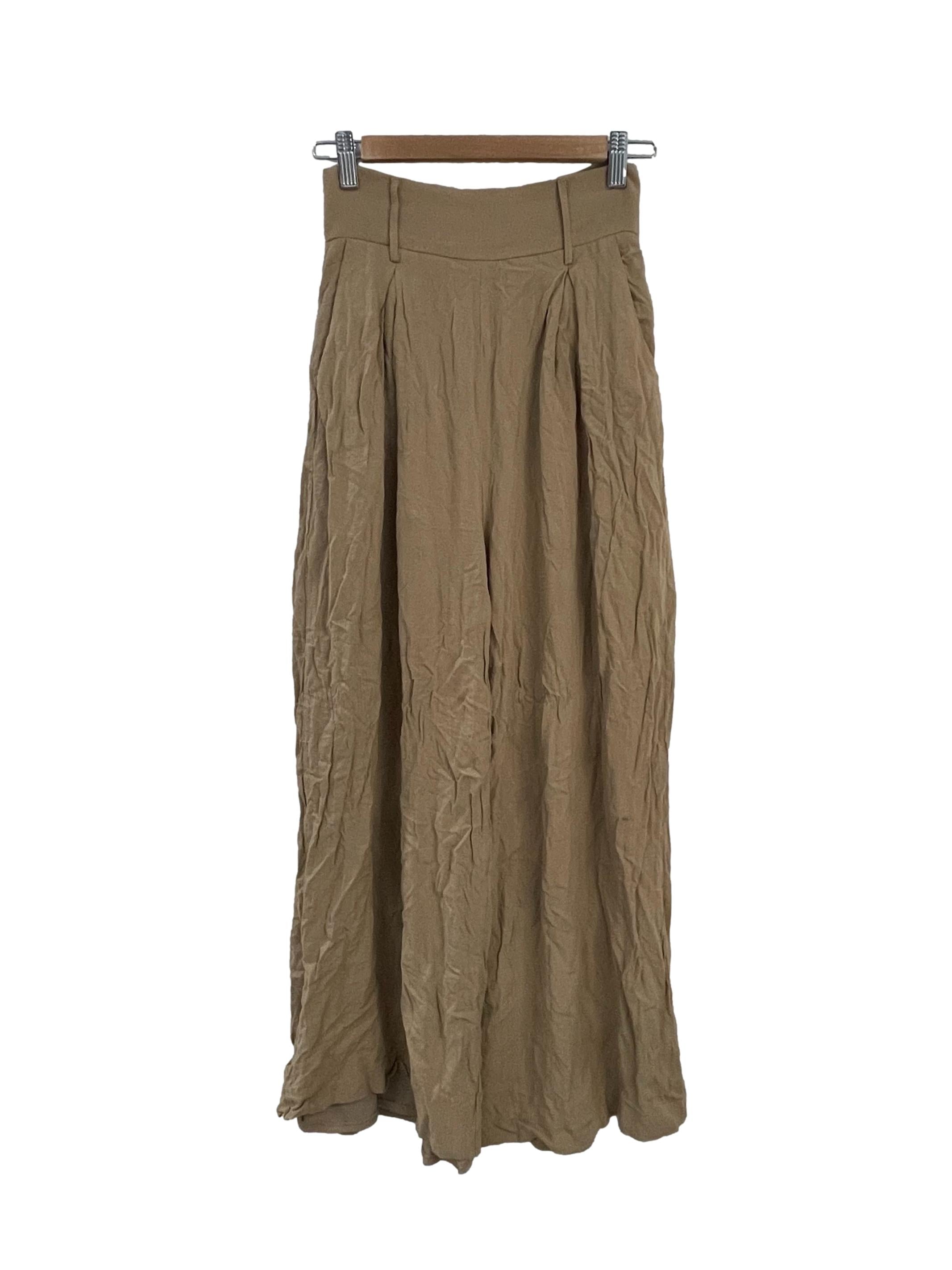 Belted Paperbag Palazzo Wide Leg Pants