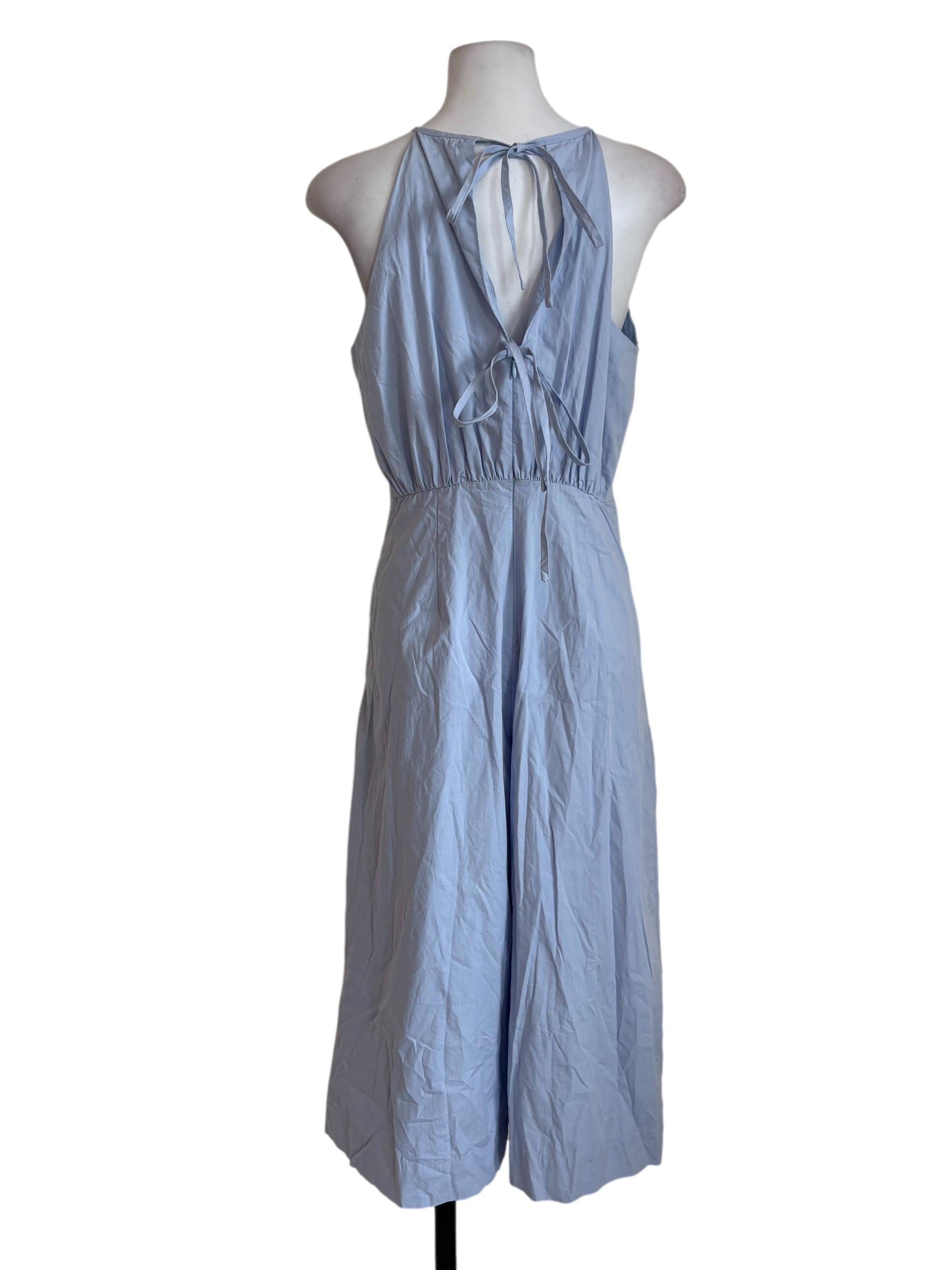 Blue Halter Jumpsuit LB