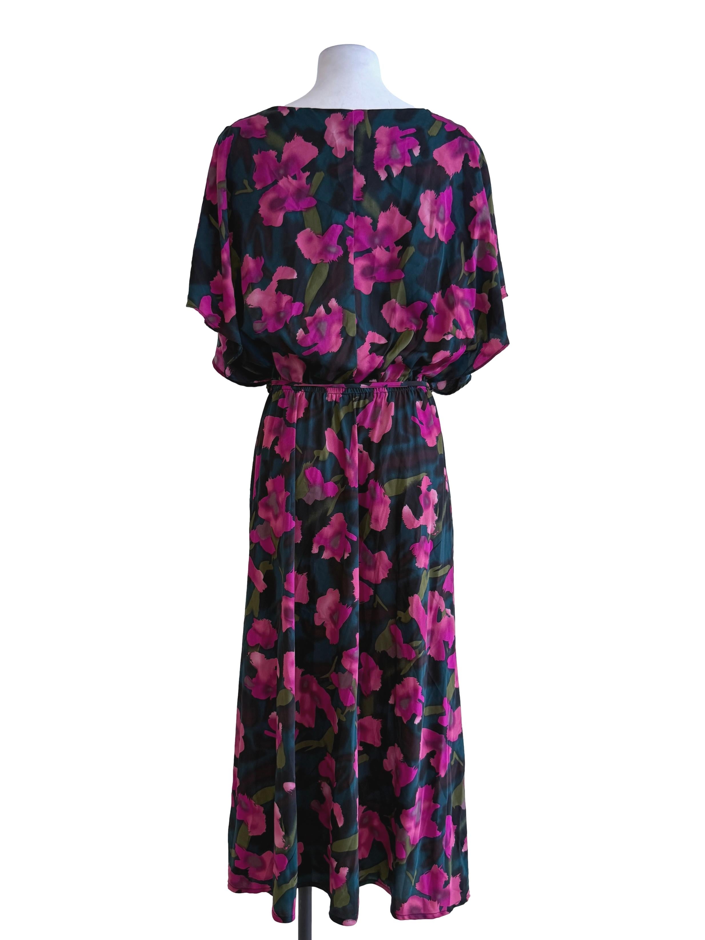 Floral Black Maxi Dress