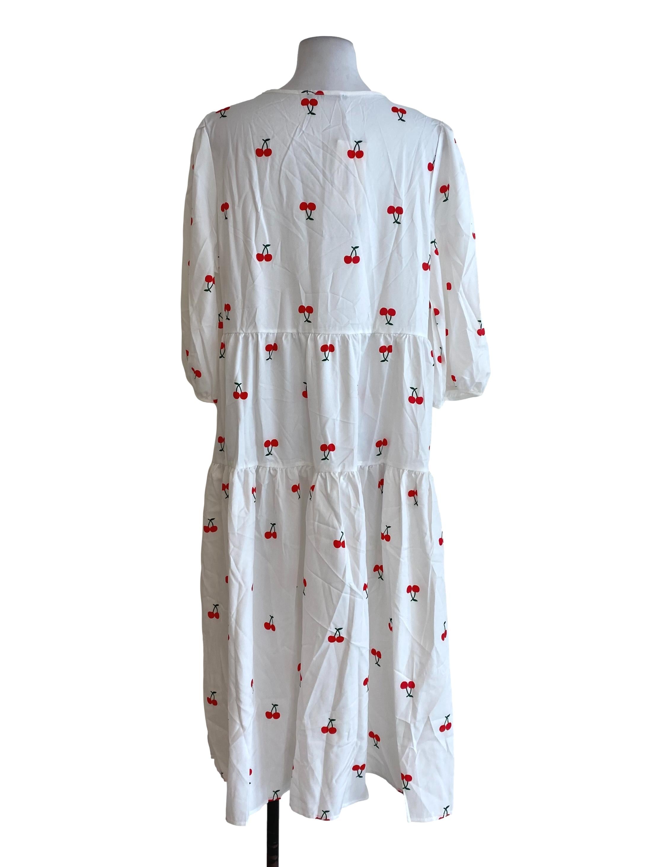 White Drop Waist Dress