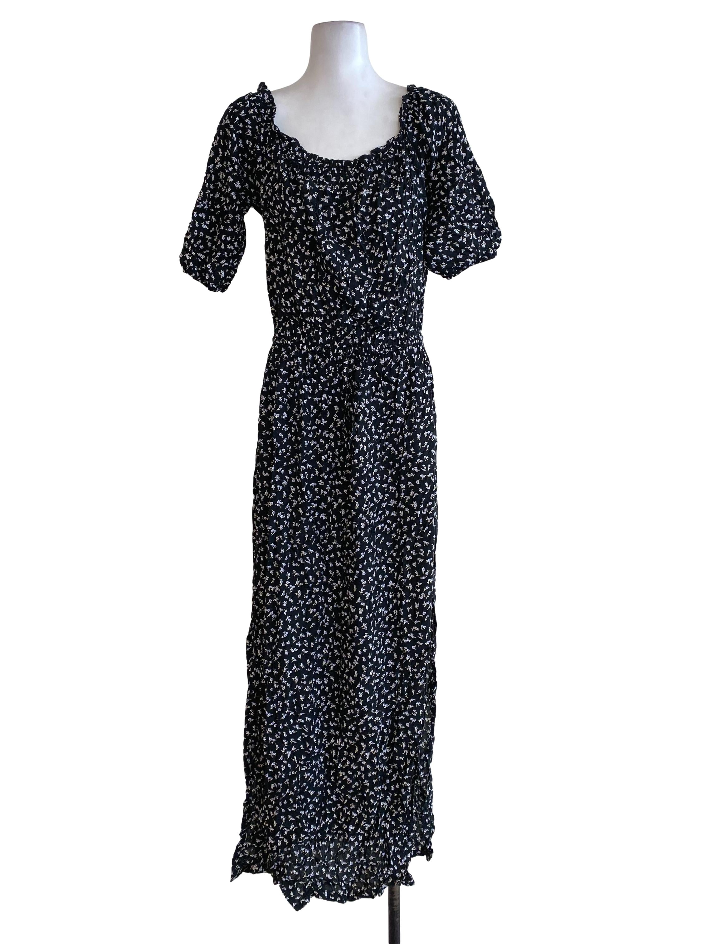 Black Floral Dress