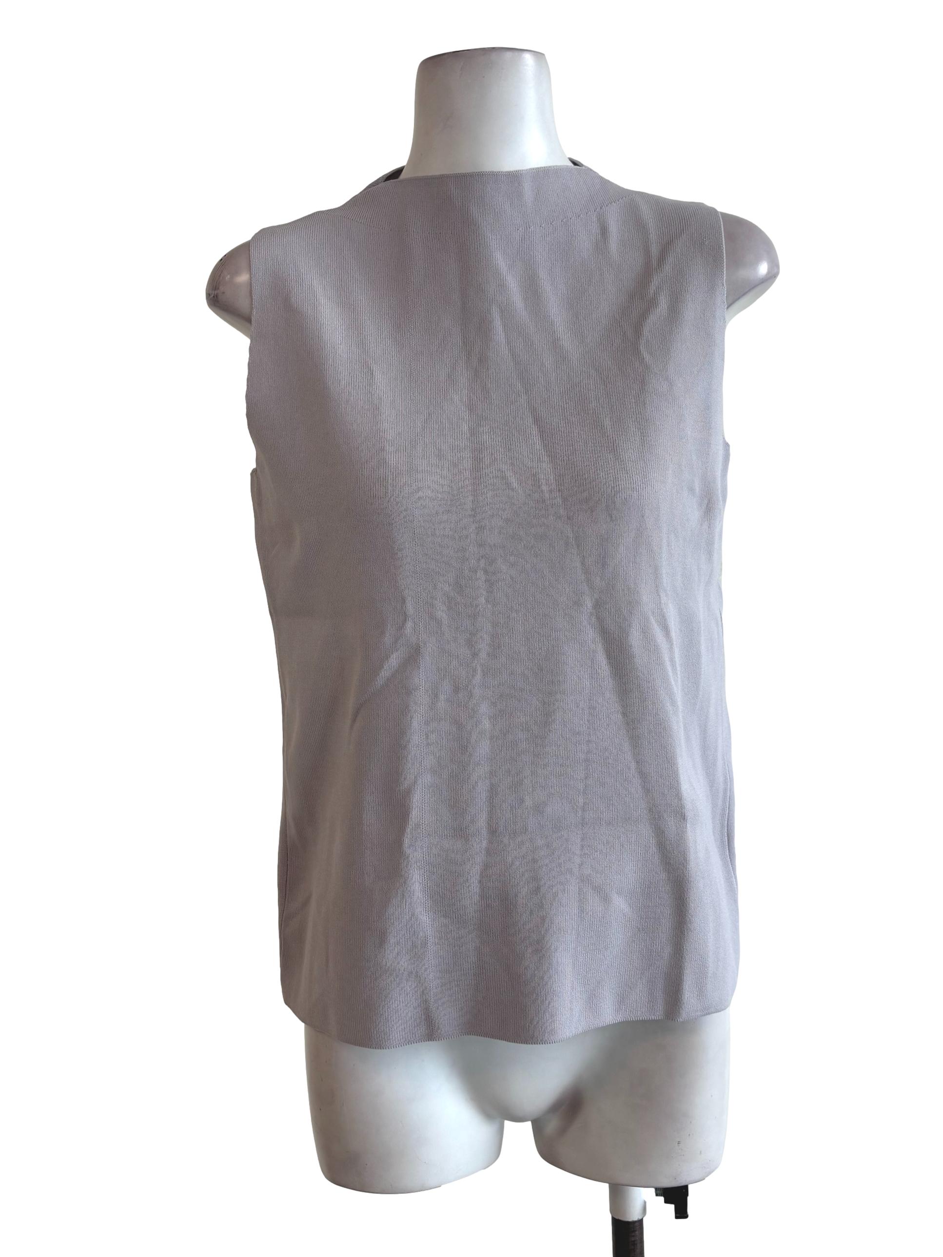 Periwinkle Boatneck Knitted Top LB