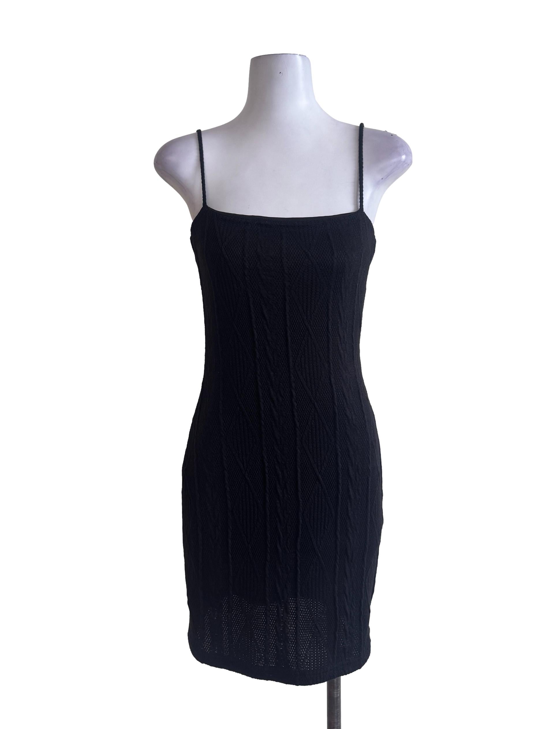 Black Knitted Dress