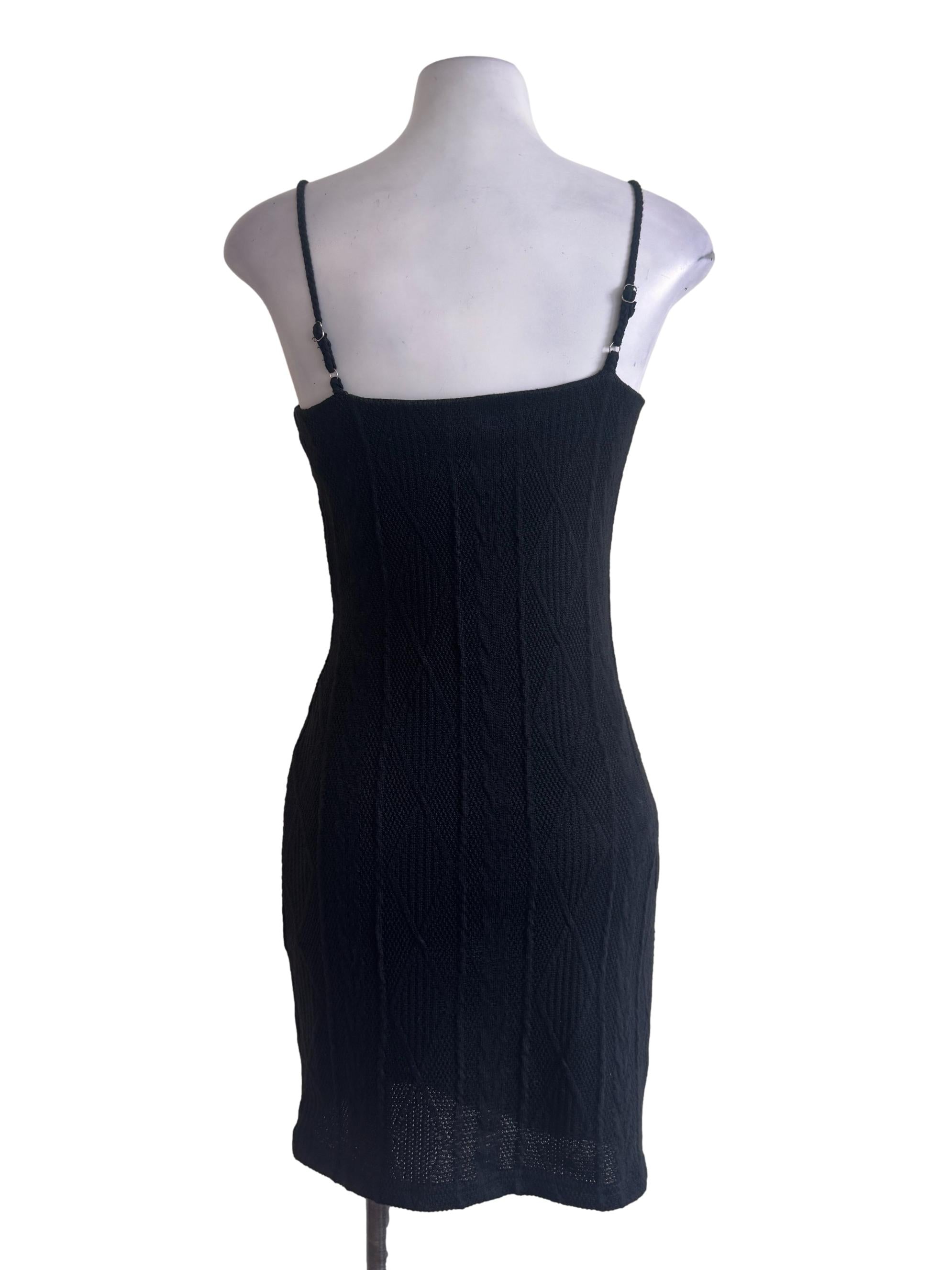 Black Knitted Dress