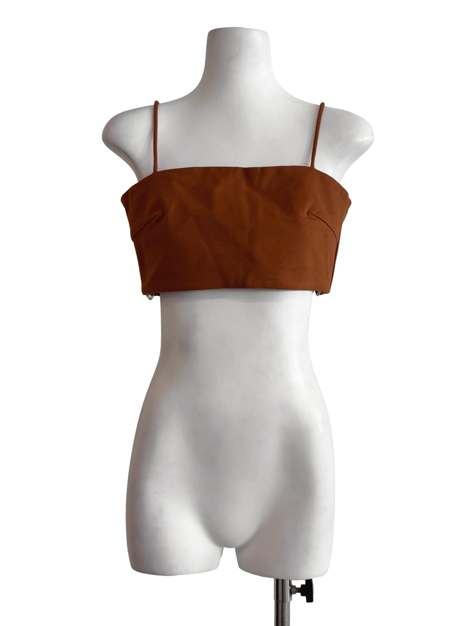Coffee Brown Cropped Camisole LB