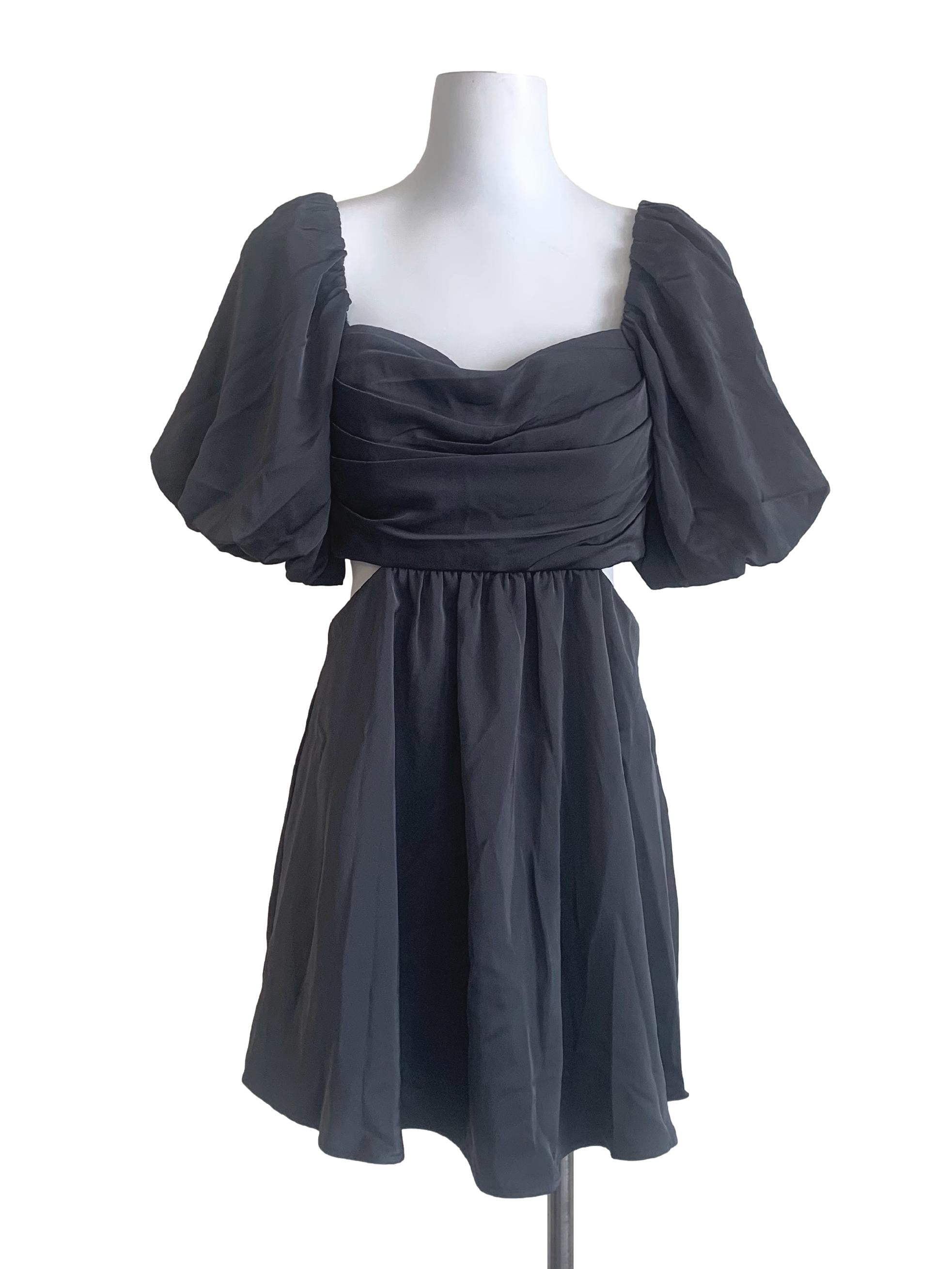 Pebble Grey Empire Dress