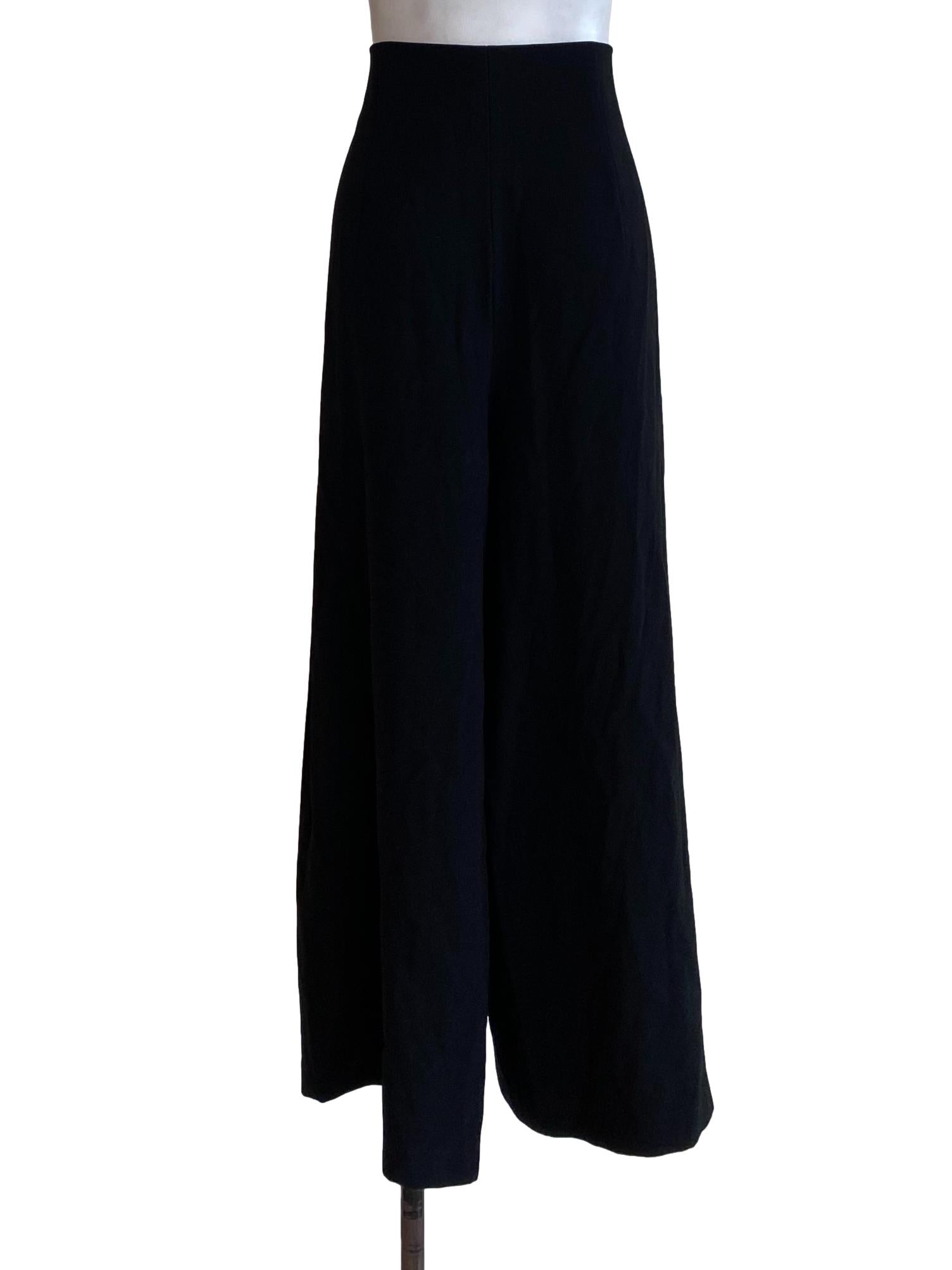 Black Wide Pants