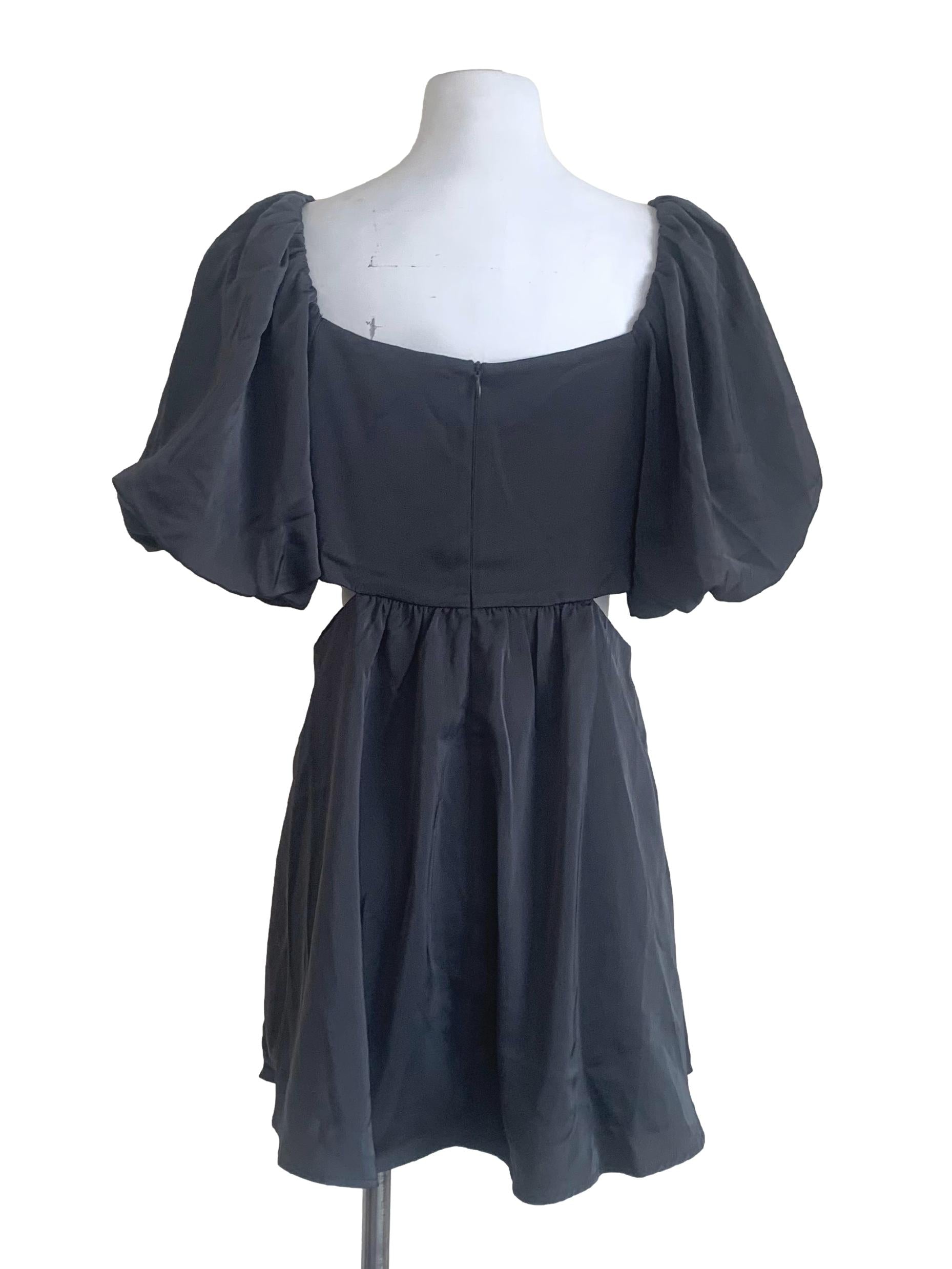 Pebble Grey Empire Dress