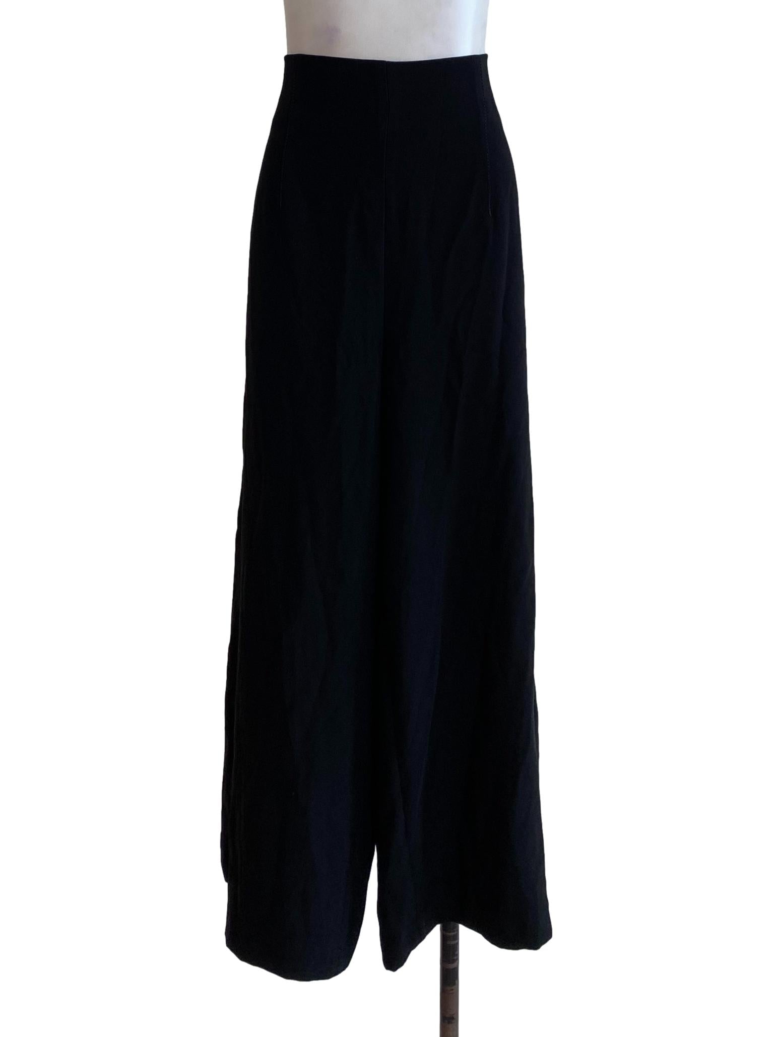 Black Wide Pants
