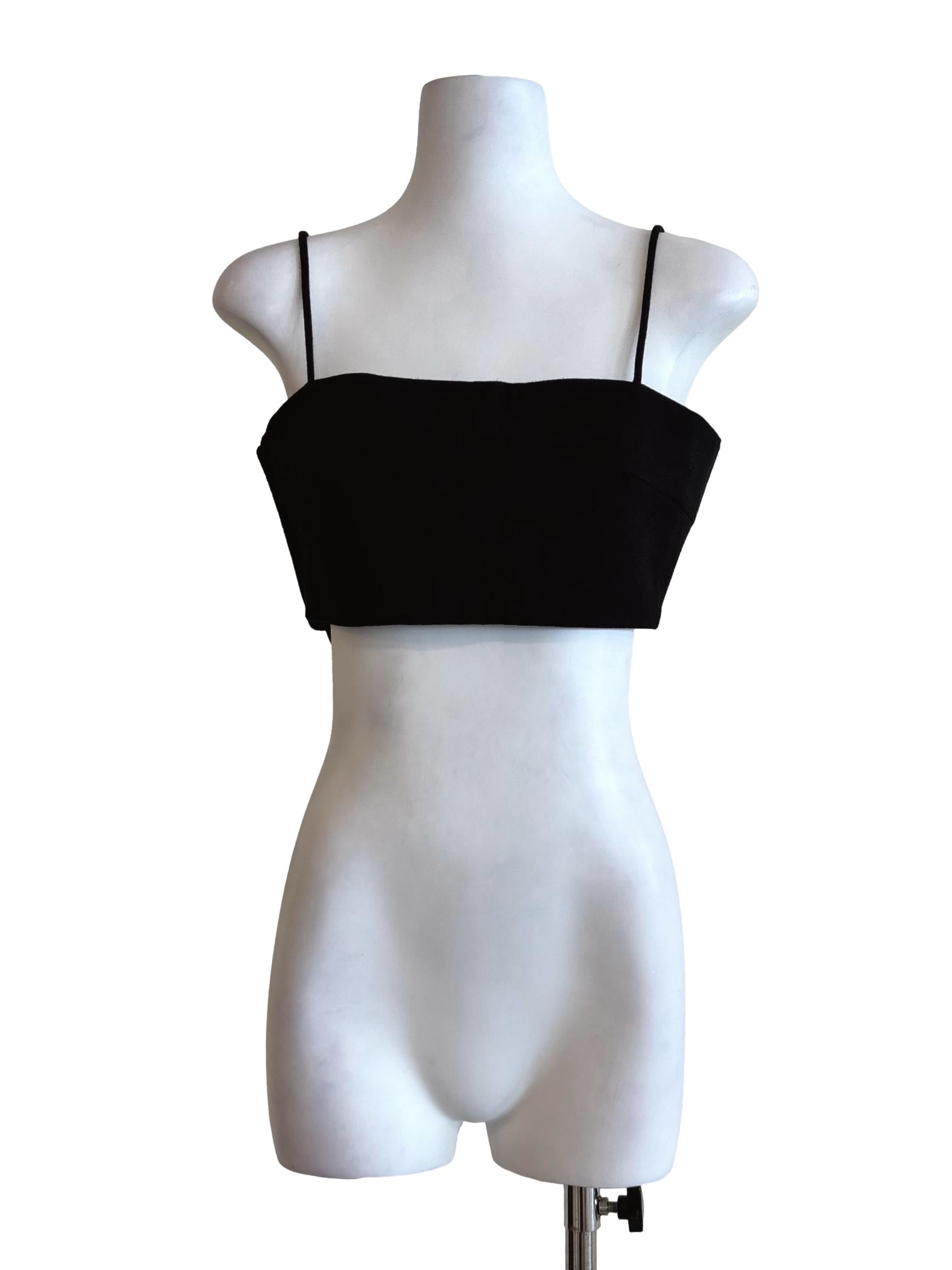 Black Cropped Camisole LB