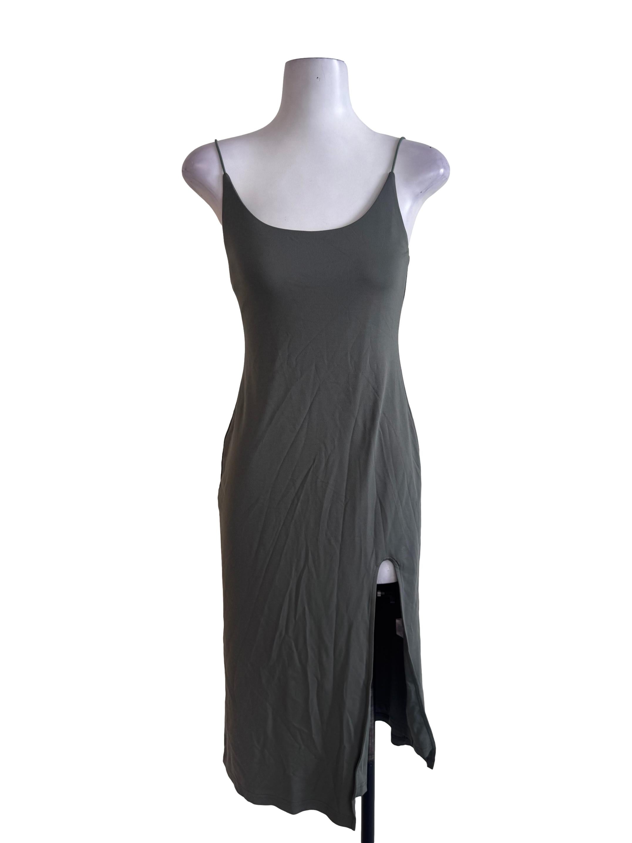 Sage Green Slip Dress