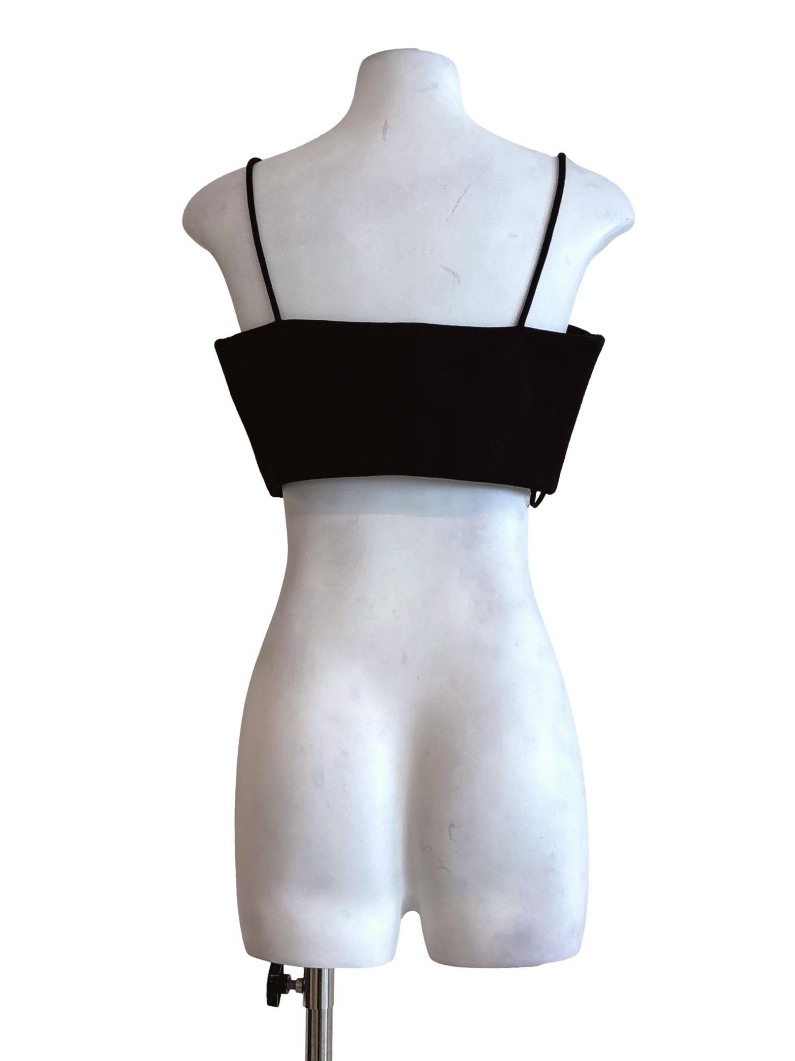 Black Cropped Camisole LB