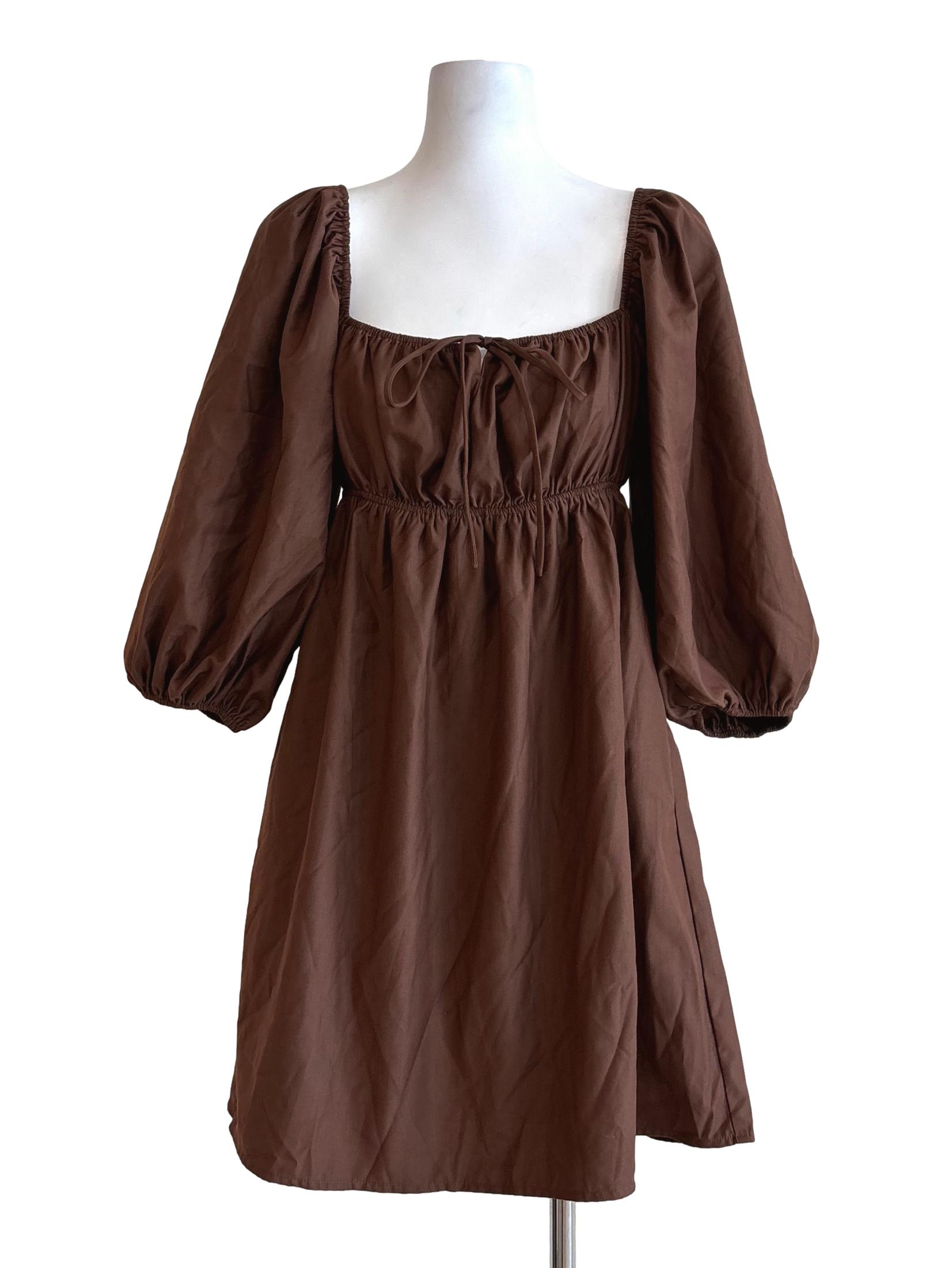 Chocolate Long Sleeve Princess Dress