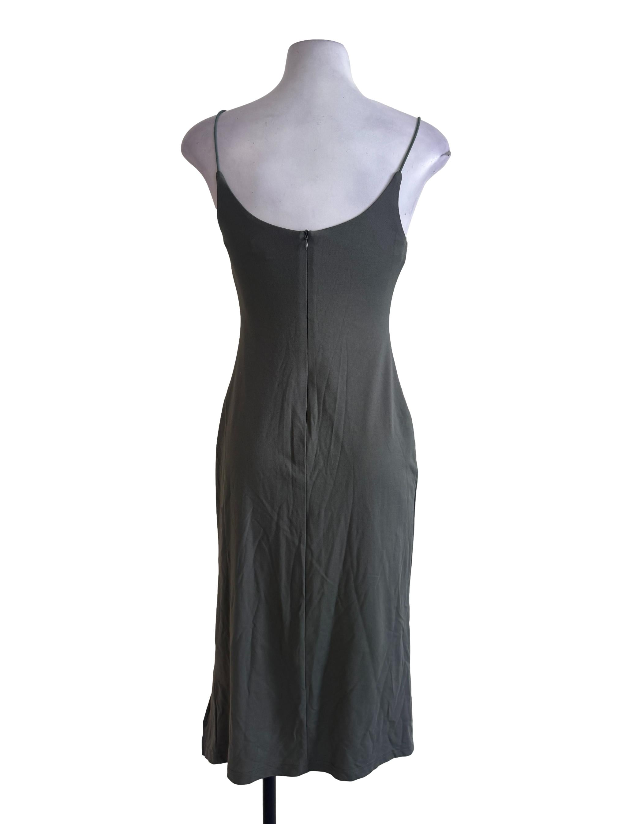 Sage Green Slip Dress