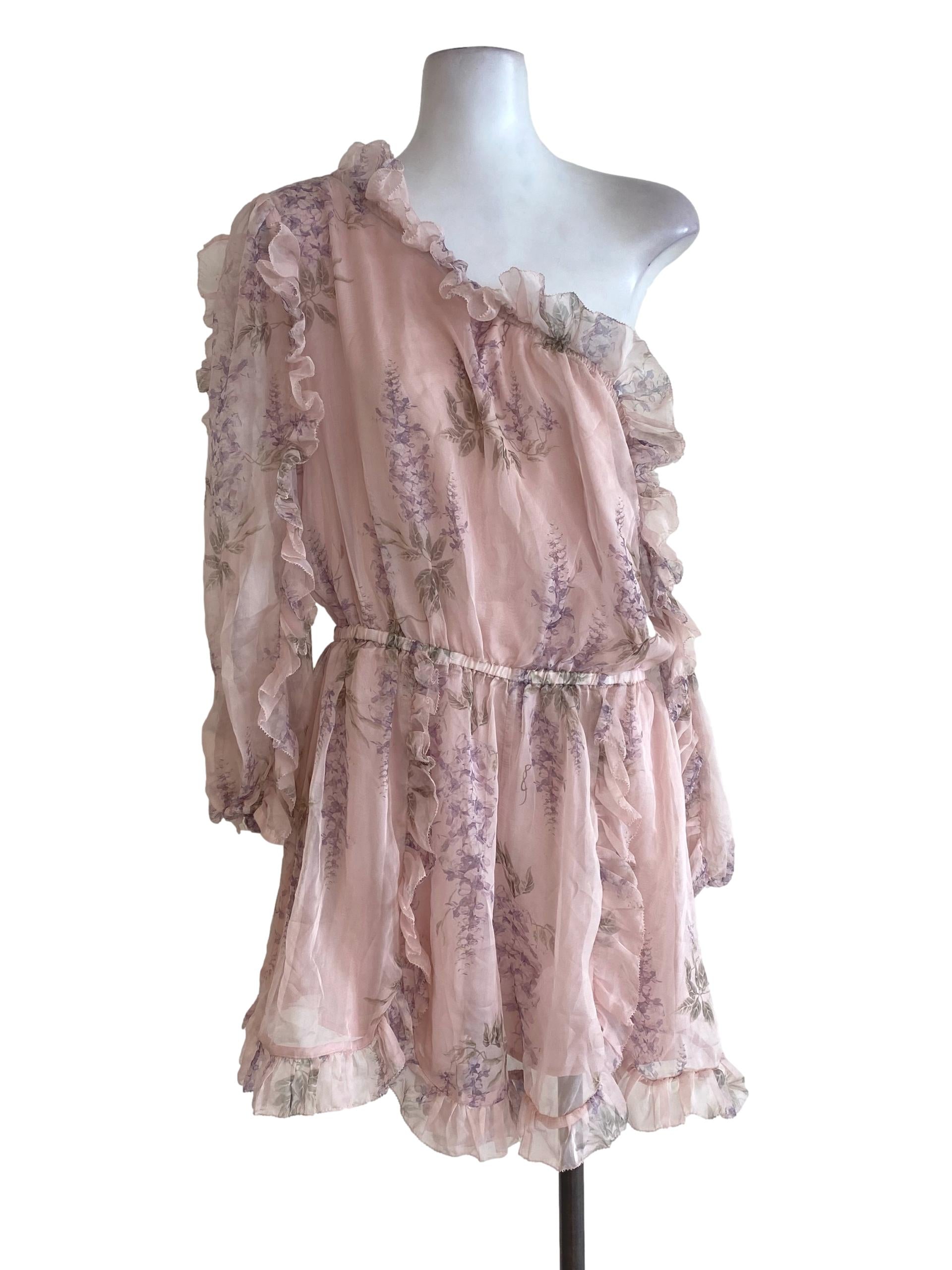 Pink Ruffle Rompers