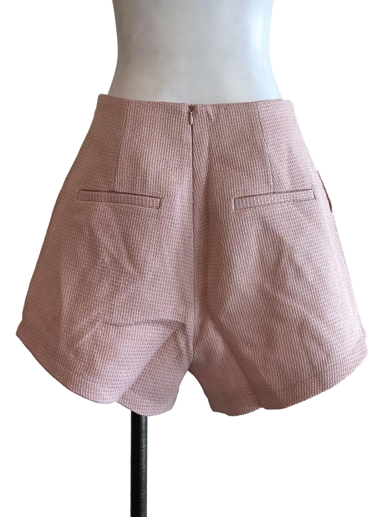 Rose Pink Textured Short