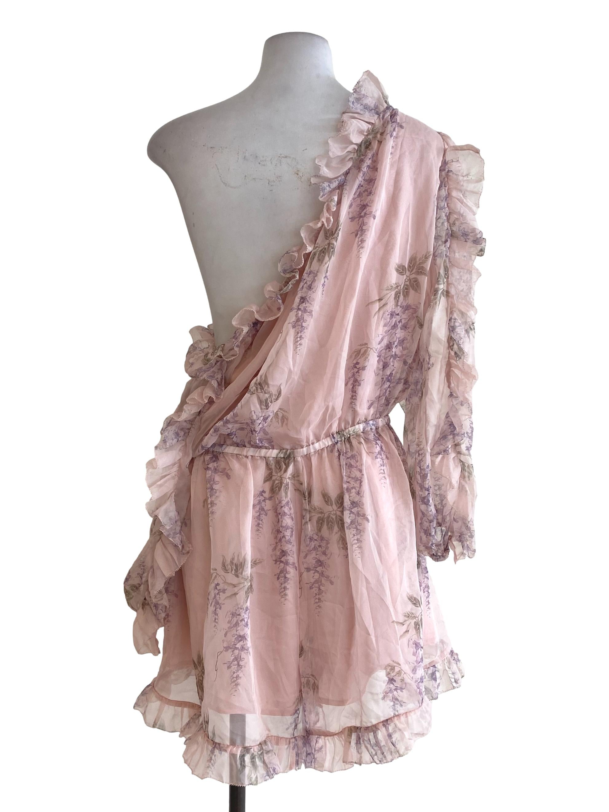 Pink Ruffle Rompers